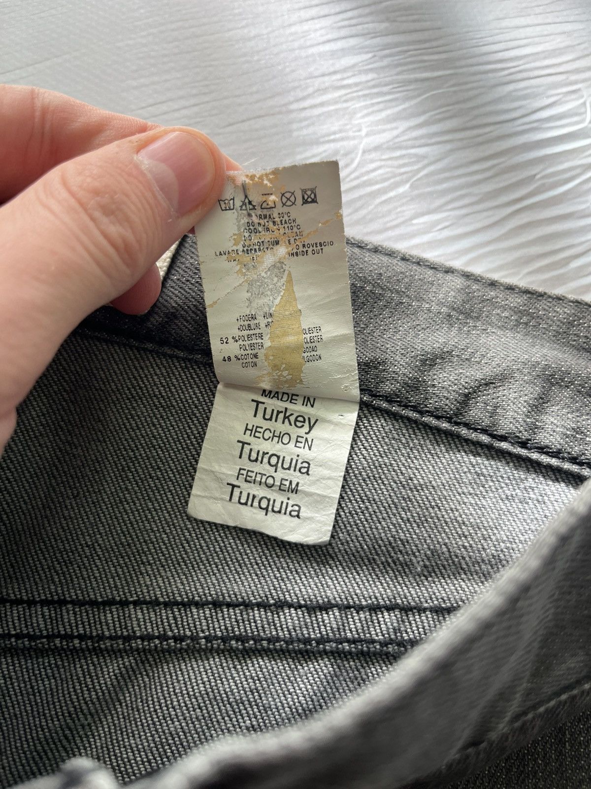 Moschino Moschino Vintage Luxury Jeans Denim Art Logo Gray Size US 28 / EU 44 - 10 Thumbnail