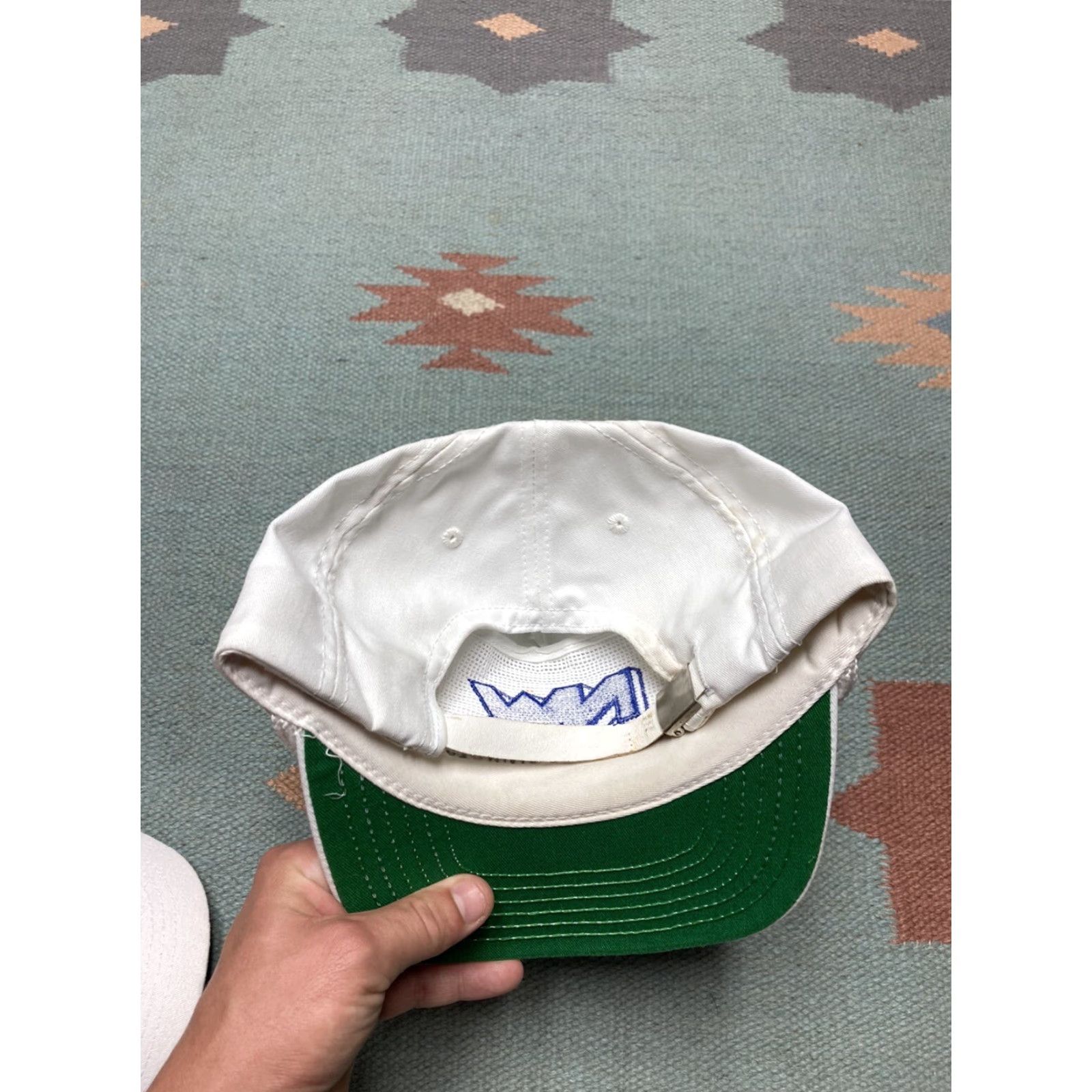 Vintage VINTAGE Northwest Controls Hat Strapback Cap HVAC Oklahoma Made in USA NOS Men Adjustable White USA Strapback Cap Men Size ONE SIZE - 4 Thumbnail