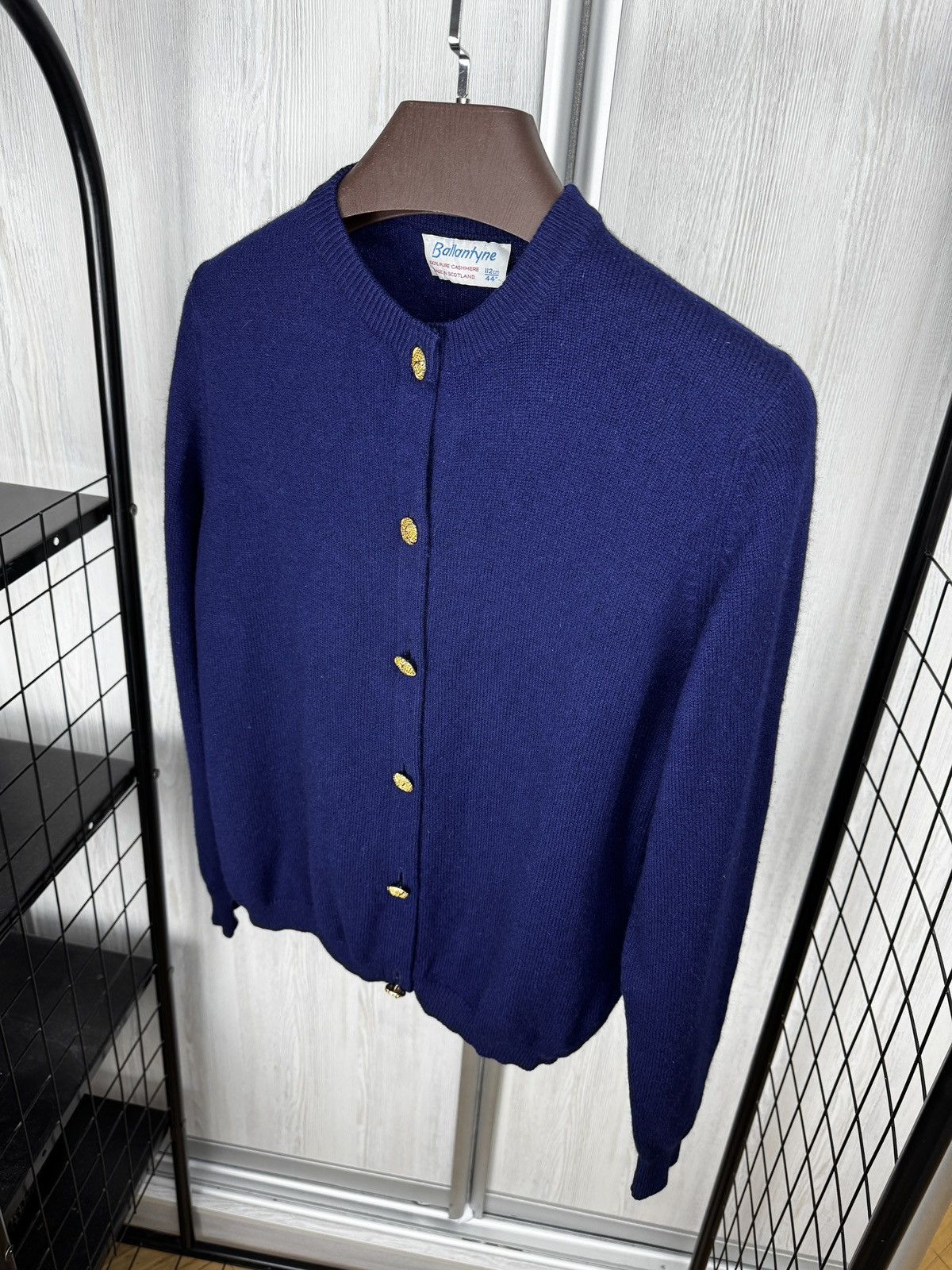 Ballantyne Ballantyne vintage made in Scotland pure cashmere cardigan Size L / US 10 / IT 46 - 6 Thumbnail