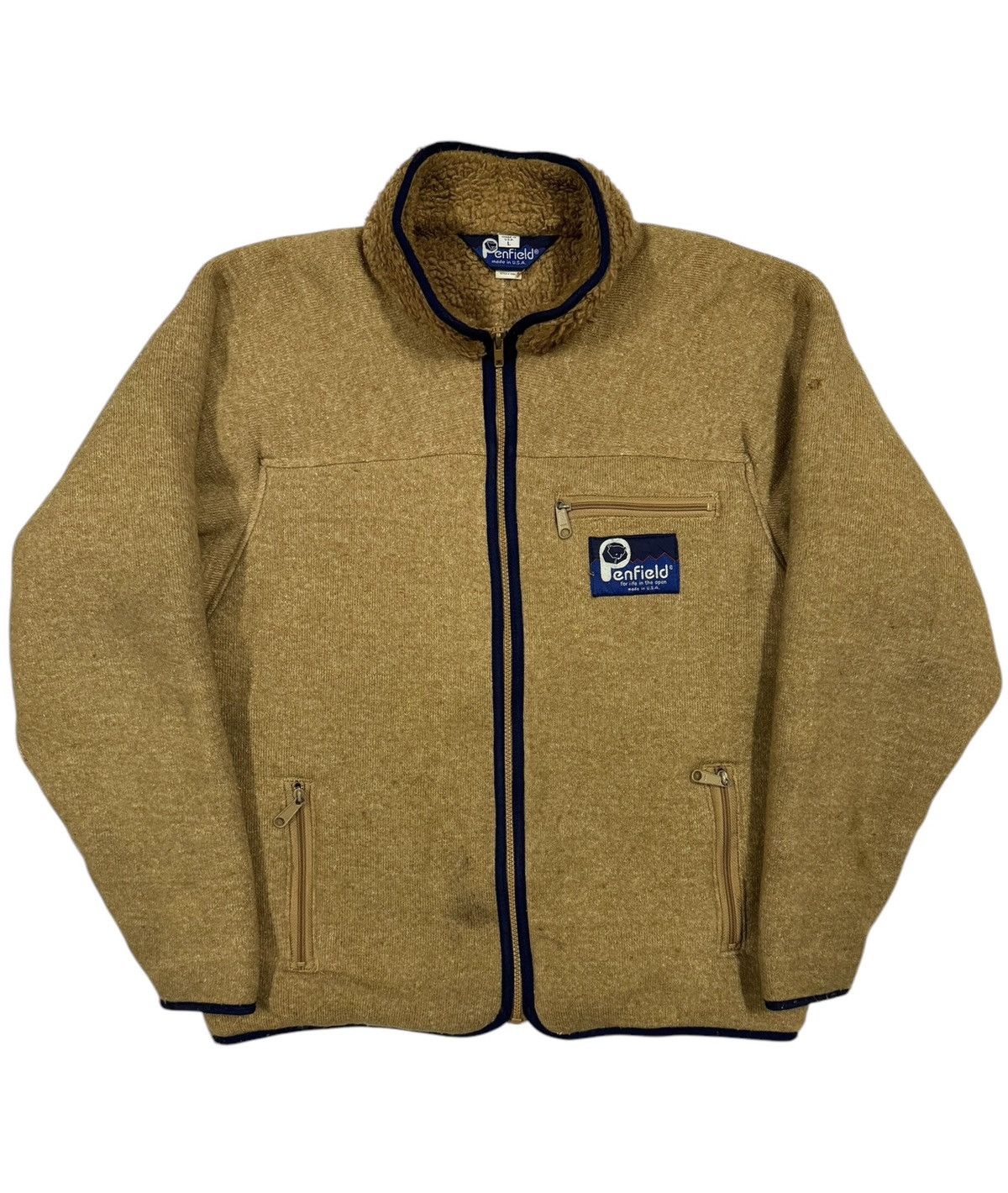 Patagonia × Penfield × Vintage Vtg🔥80’s Penfield Fleece Sherpa Retro-X Inspired Patagonia Size US L / EU 52-54 / 3 - 1 Thumbnail