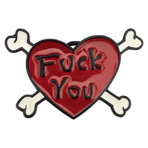 Bare Fox Love Letter belt buckle ( no belt ) Size ONE SIZE - 2 Thumbnail