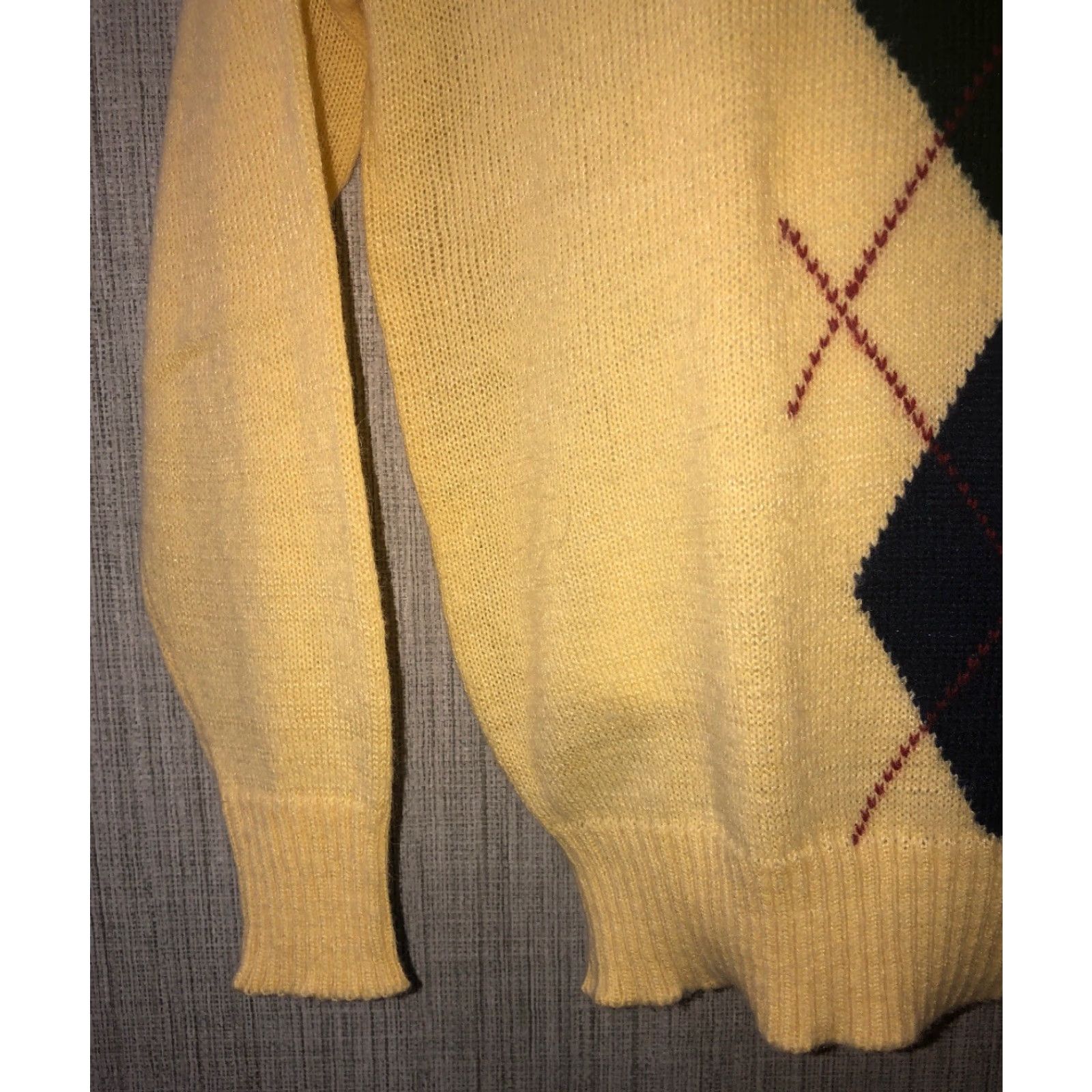 Vintage VINTAGE Bruce Jenner SIM Mens Yellow Crewneck Acrylic/Nylon Soft Sweater Size M Crew Neck Mens M Yellow Sweater Size US M / EU 48-50 / 2 - 3 Thumbnail