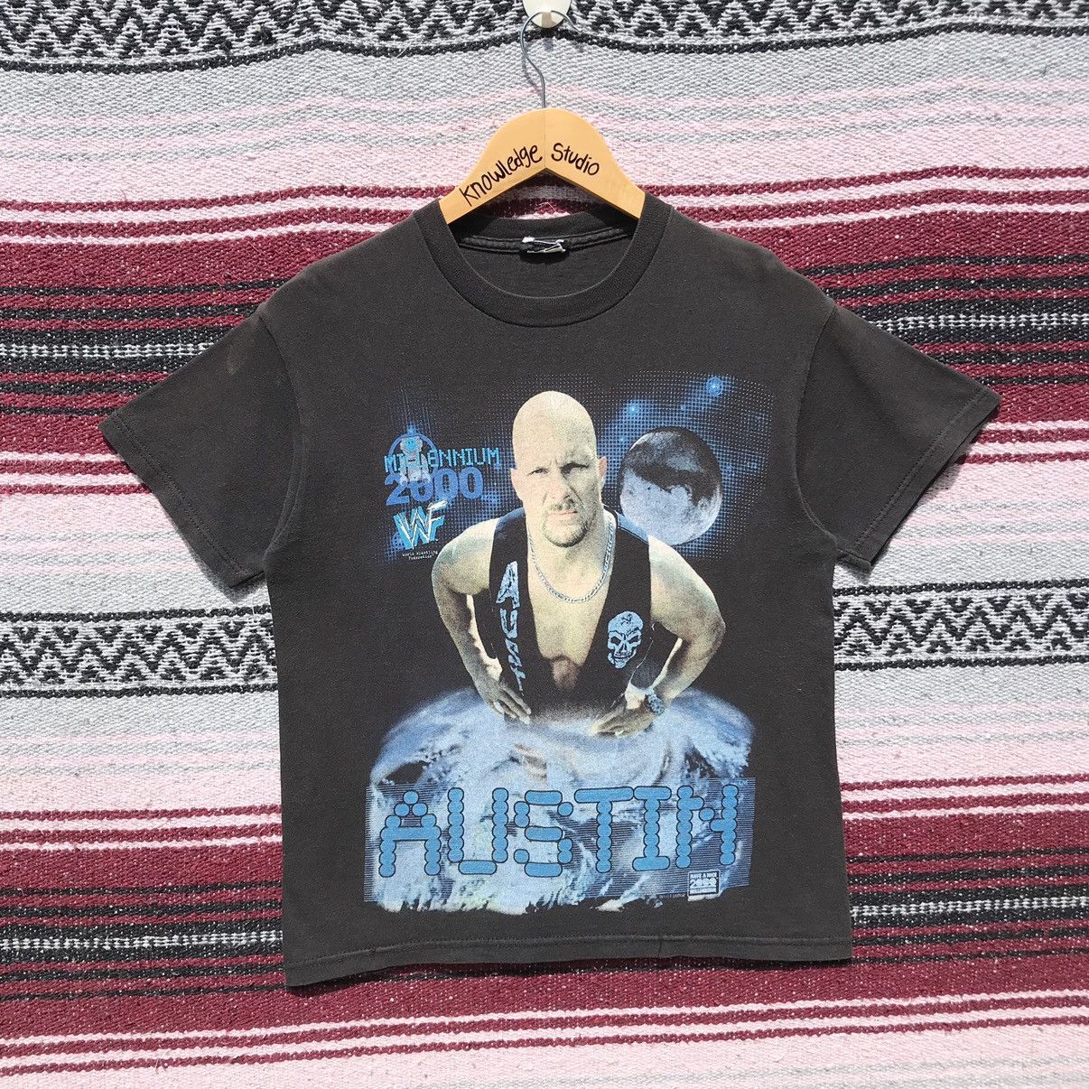 Vintage × WWE × WWF 💥Distressed💥Vintage Stone Cold Steve Austin WWF 2000 Tee Size US S / EU 44-46 / 1 - 1 Thumbnail
