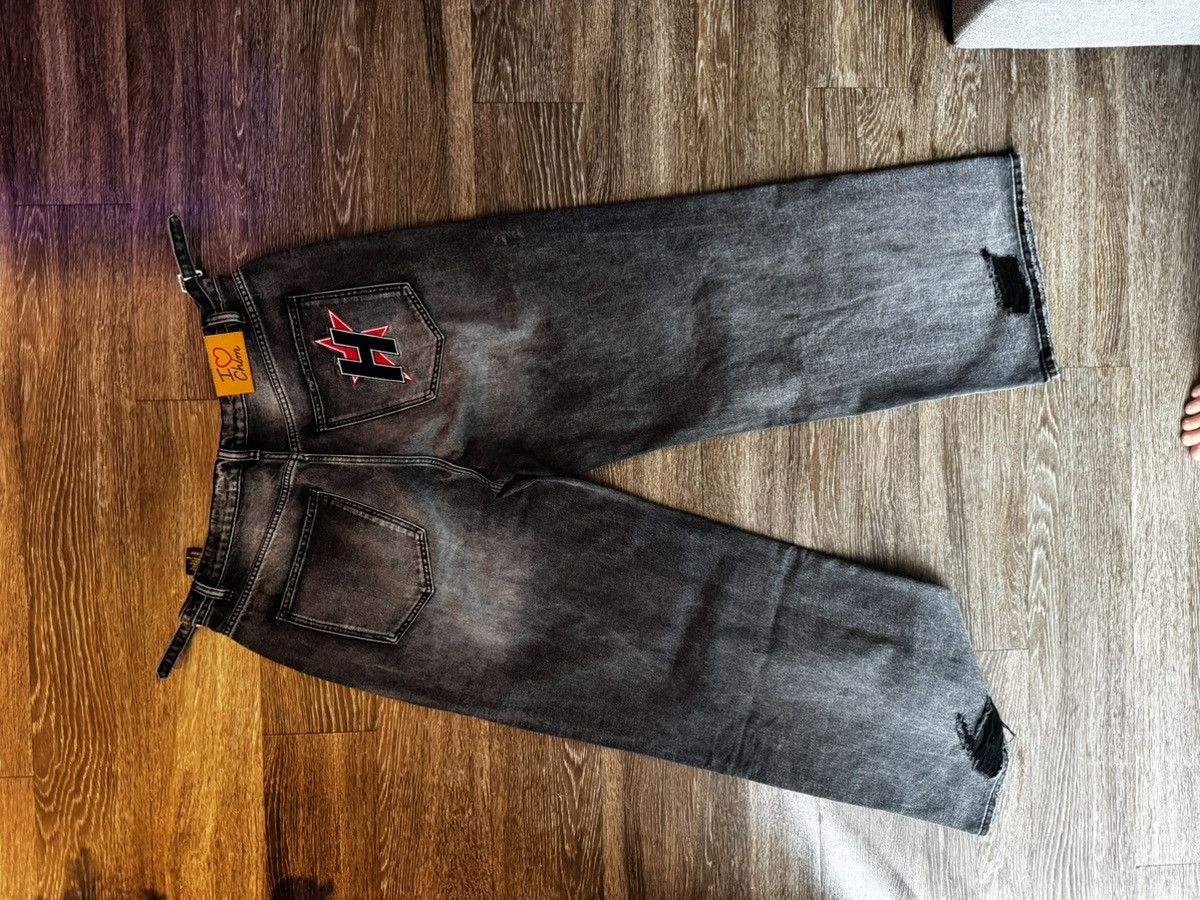 HMDD HMDD 'CRYSTAL H-STAR' BLACK JEANS size XL Size US 36 / EU 52 - 5 Thumbnail