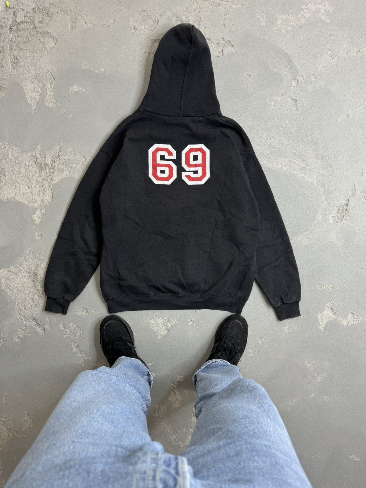 Hook-Ups × Tony Hawk × Vintage Porn Star Vintage Motel 69 Hoodie Size US L / EU 52-54 / 3 - 2 Thumbnail