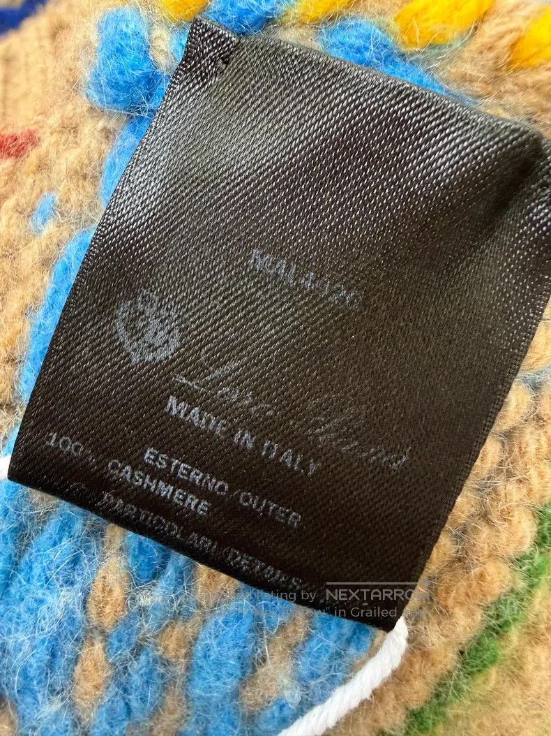 Loro Piana Loro Piana Khaki Mixed Color Snowflake Pattern Long Sleeve Size XS / US 0-2 / IT 36-38 - 5 Thumbnail