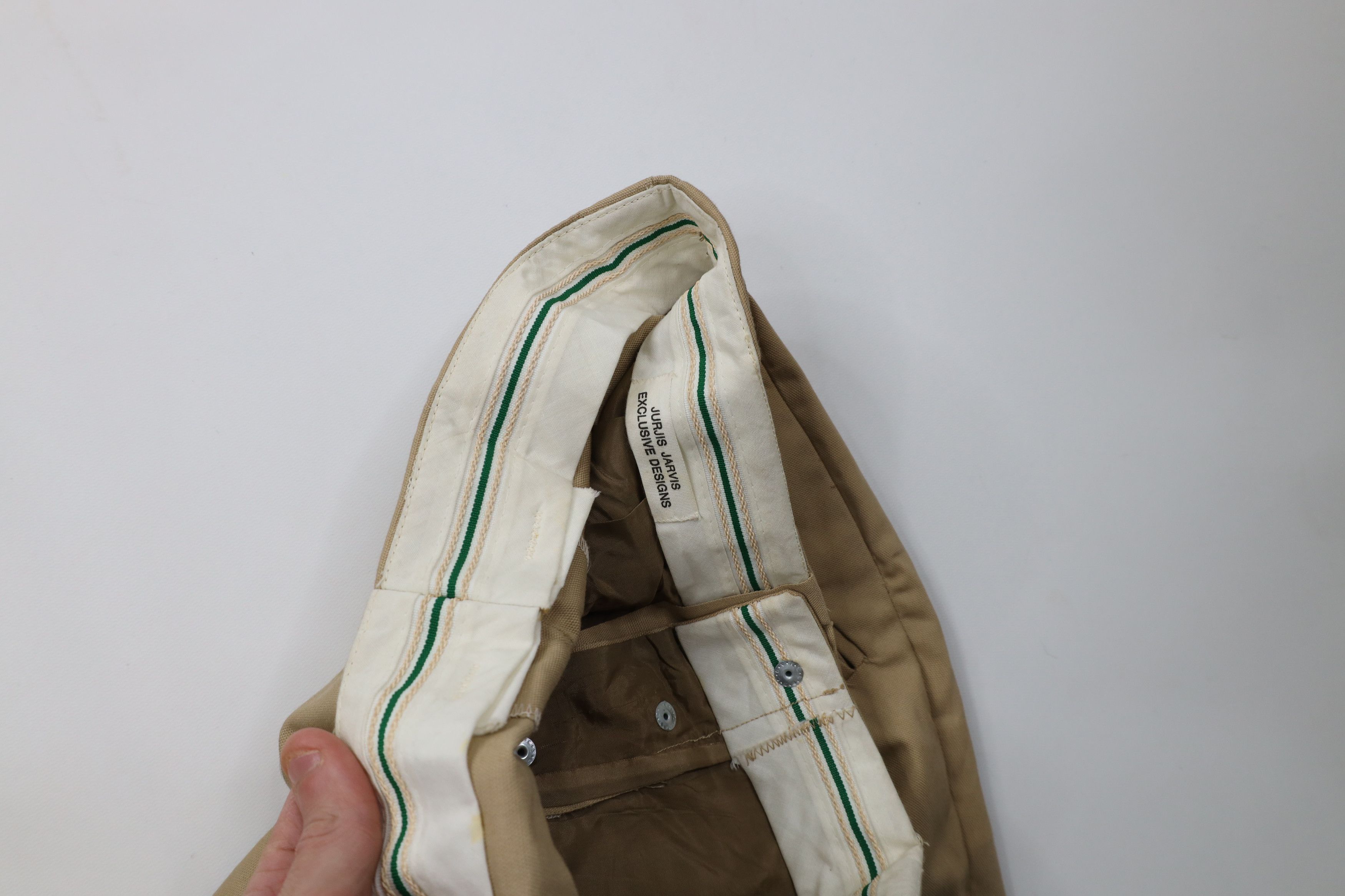 Vintage Vintage 90s Streetwear Custom Made Snap Button Chino Pants Size US 30 / EU 46 - 9 Thumbnail