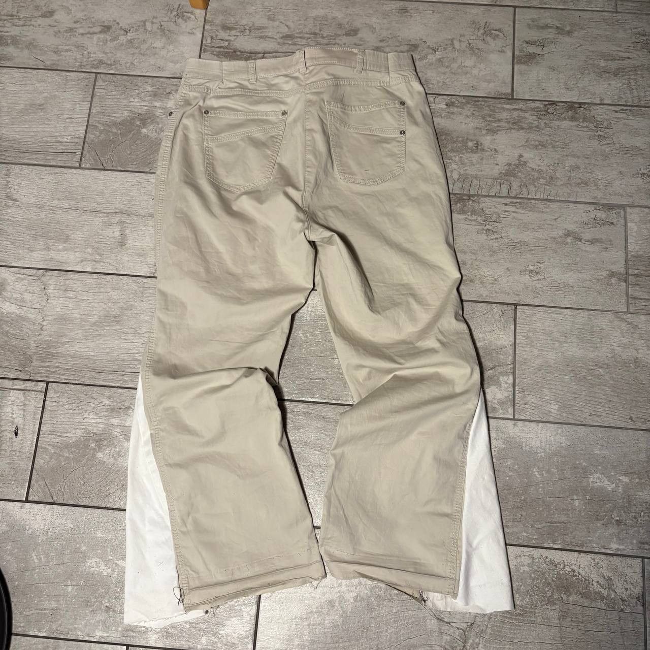 Japanese Brand rare handmade painted wide flare streetwear jeans Size US 36 / EU 52 - 6 Thumbnail
