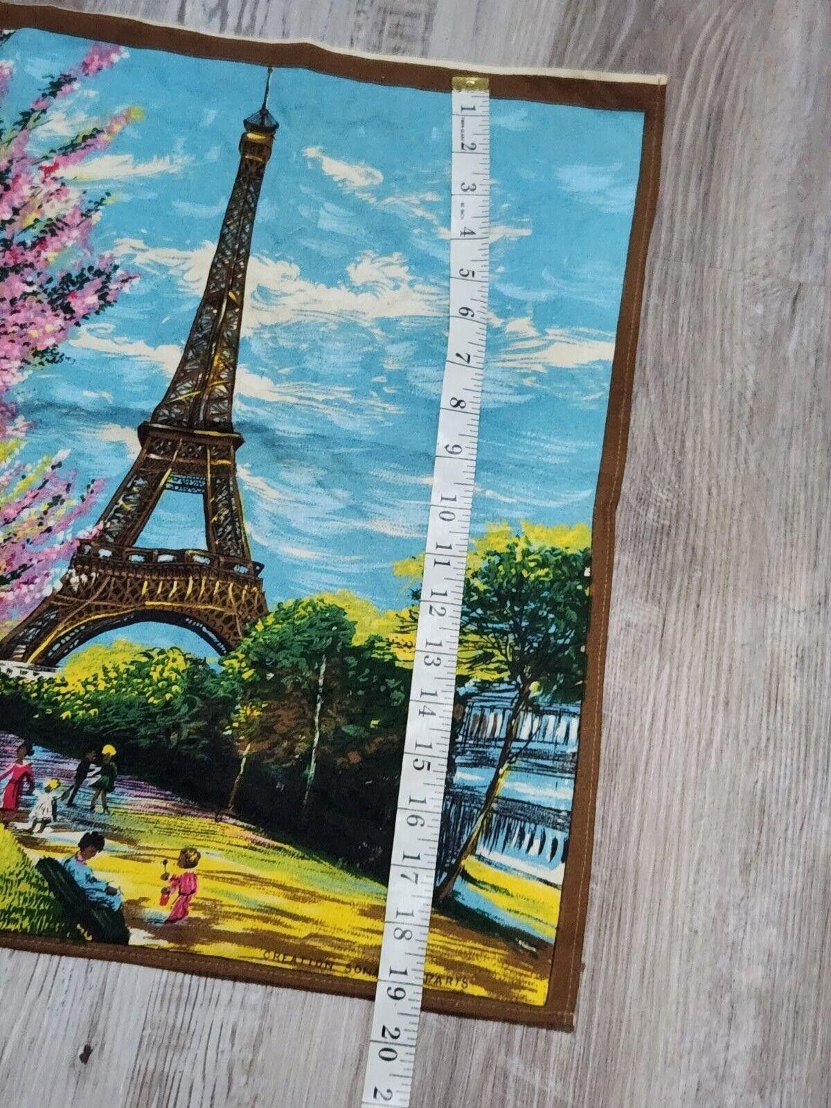 Designer Creation Sonacott Paris Painted Fabric Textile Wall MCM Size ONE SIZE - 6 Thumbnail