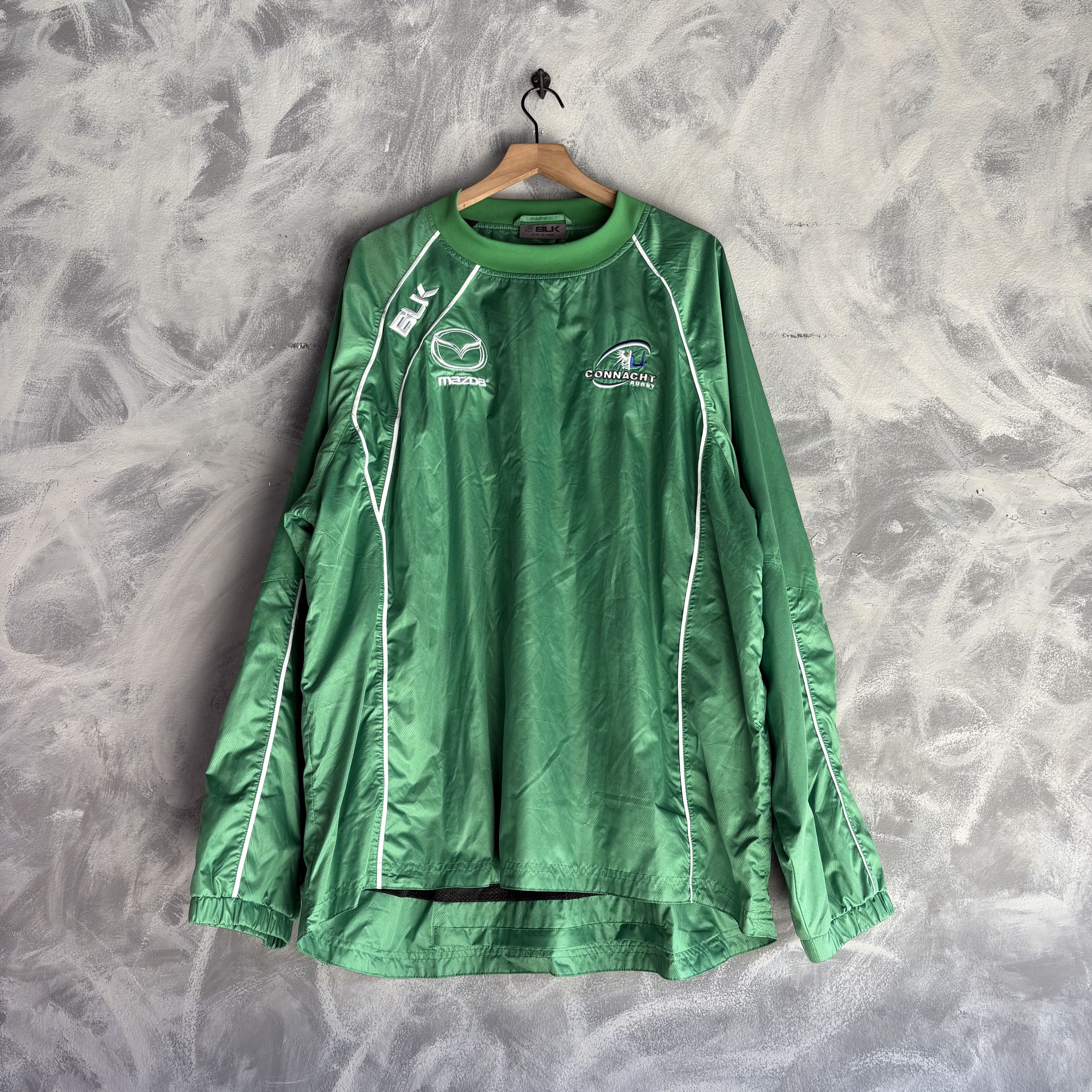 Other BLK Windbreaker Jacket Men 3XL Green Connacht Rugby Team Size US XXL / EU 58 / 5 - 1 Thumbnail