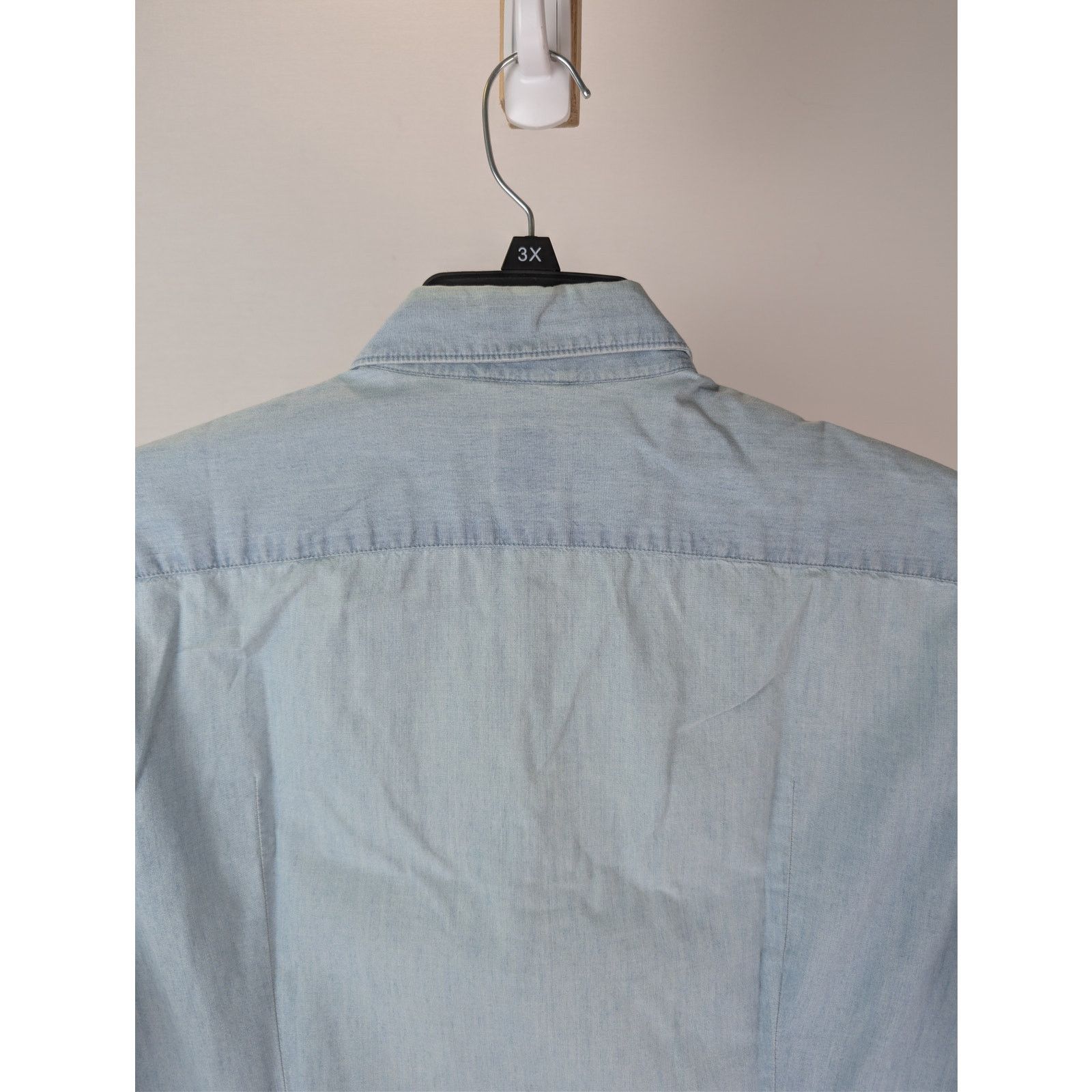 Aspesi o1rshd1 CC20 Casual shirt Sedici Shirt in Light Denim Blue Size US M / EU 48-50 / 2 - 14 Thumbnail