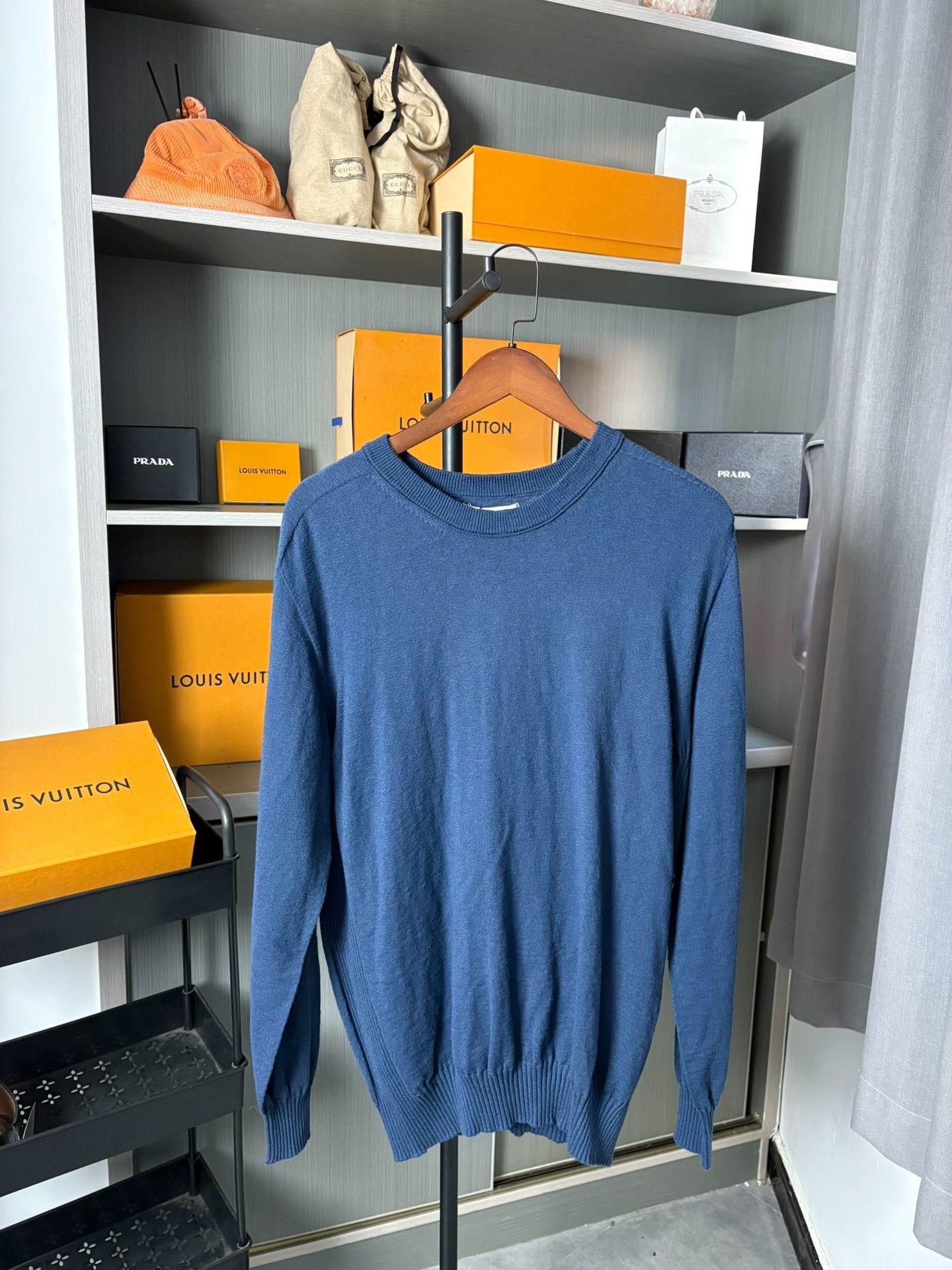 Stone Island Stone Island Knit Blue Sweater XXL Men Size US XXL / EU 58 / 5 - 1 Thumbnail