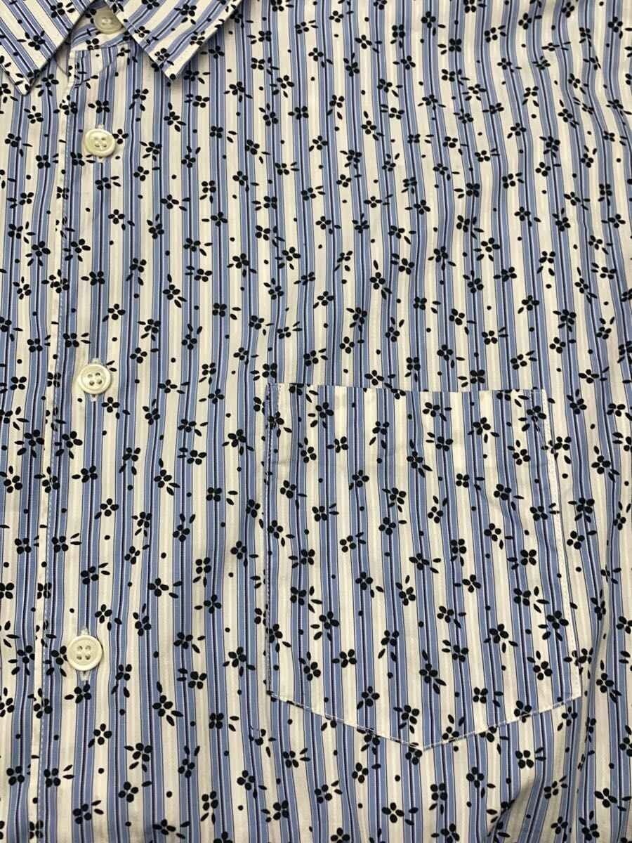 Comme des Garcons SHIRT Floral Striped Shirt Size US L / EU 52-54 / 3 - 7 Thumbnail