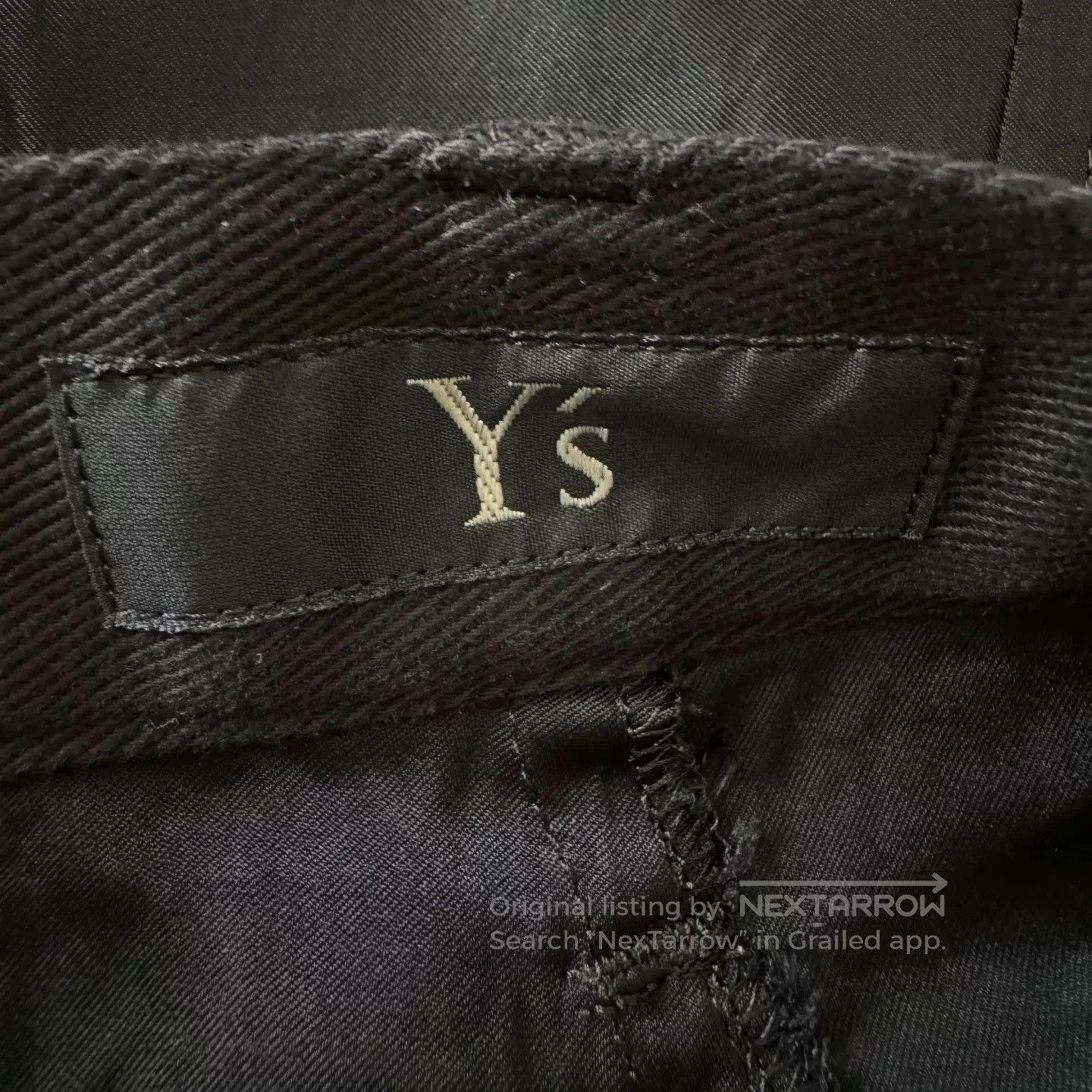 Y's Yohji Yamamoto Y's Mixed Material Skirt. Size 24" / US 00 / IT 34 - 5 Thumbnail