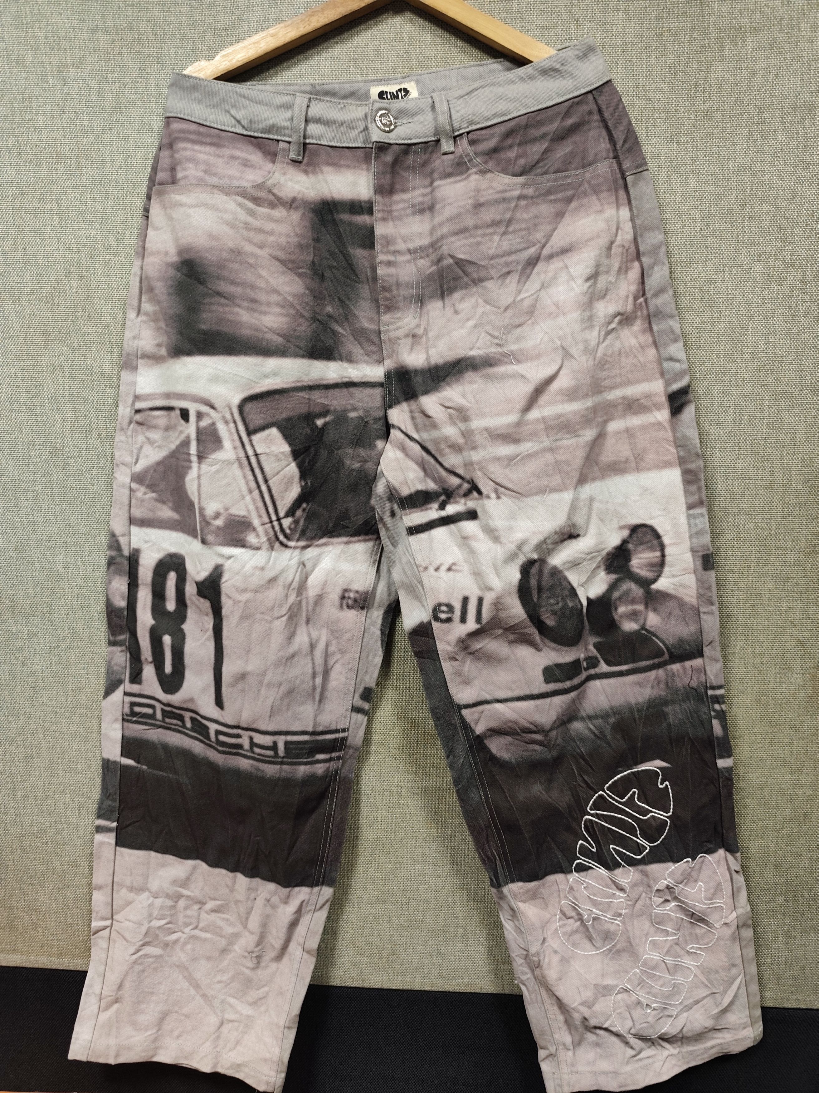 Clints Clints Porche overprint pants Size US 31 - 1 Thumbnail