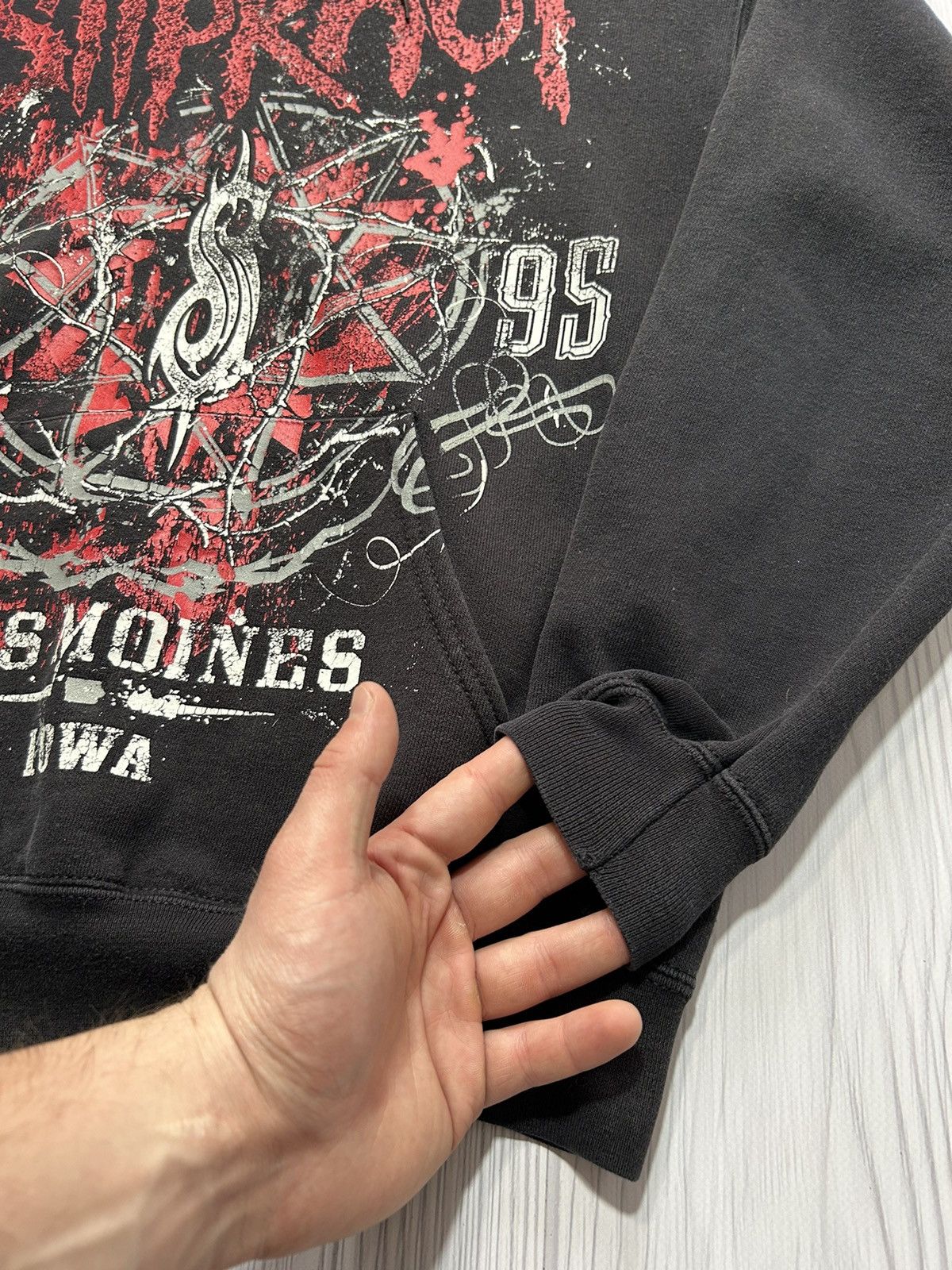 Band Tees Vintage Y2K Allprinted Thrash Metal Band Slipknot Hoodie Size US M / EU 48-50 / 2 - 6 Thumbnail