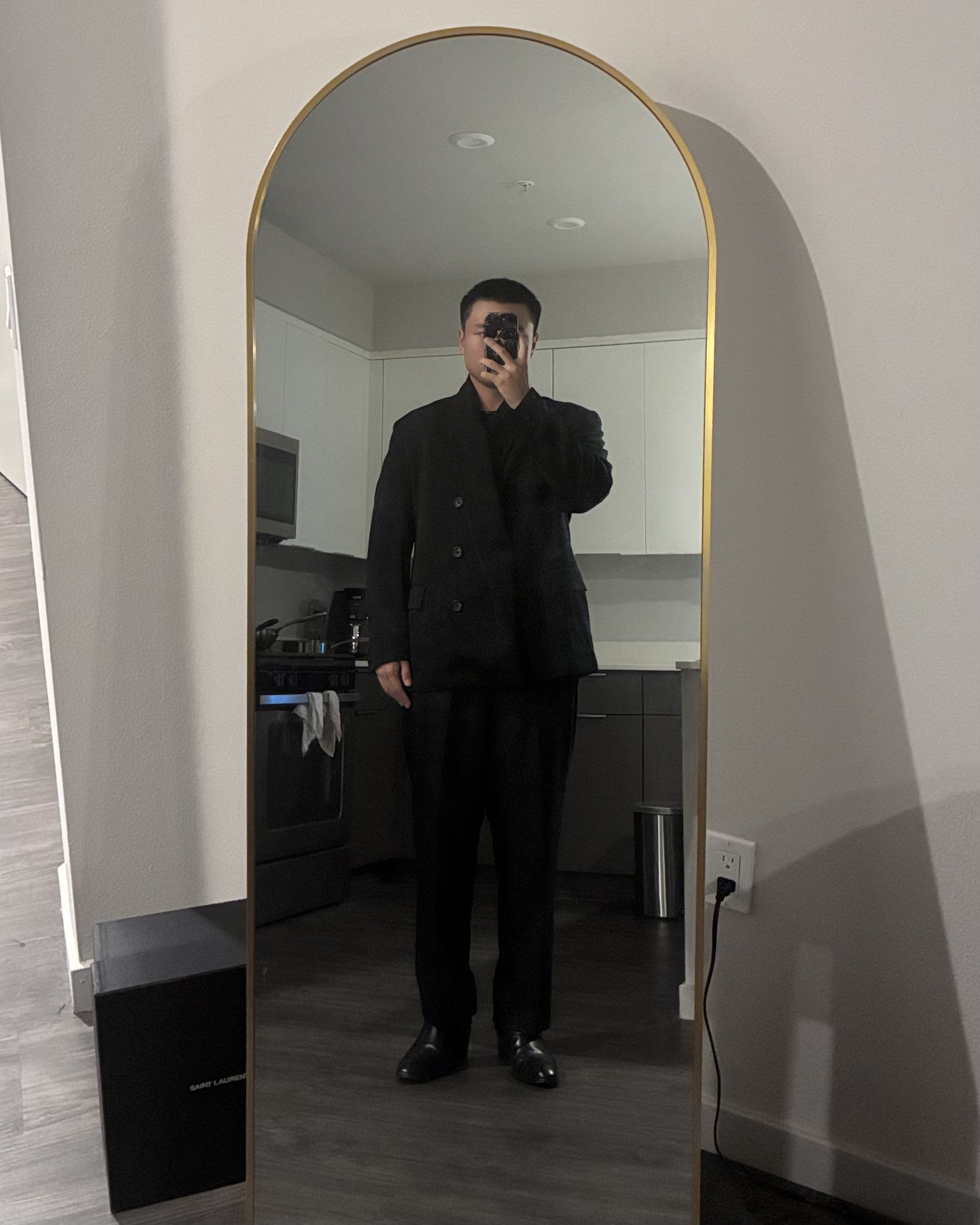 Yohji Yamamoto pour homme shawl jacket Size 48R - 8 Thumbnail