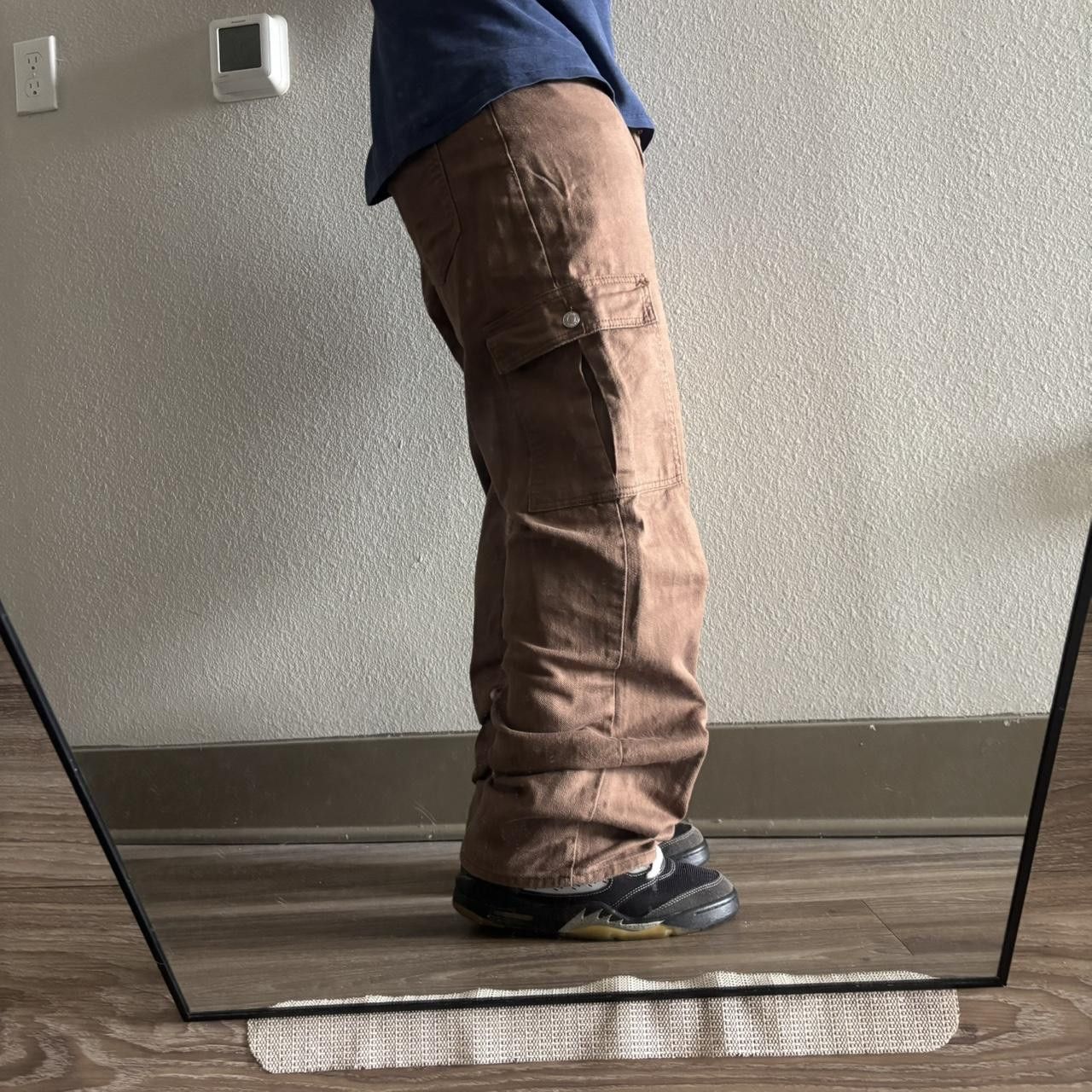Vintage Crazy Vintage Y2K/2000s Baggy Brown Streetwear Cargo Pants! 30x31 Size US 30 / EU 46 - 2 Thumbnail