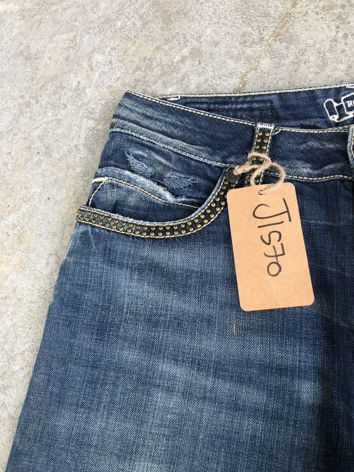Robins Jeans Robins Jeans Distressed Jeans Size US 30 / EU 46 - 13 Thumbnail