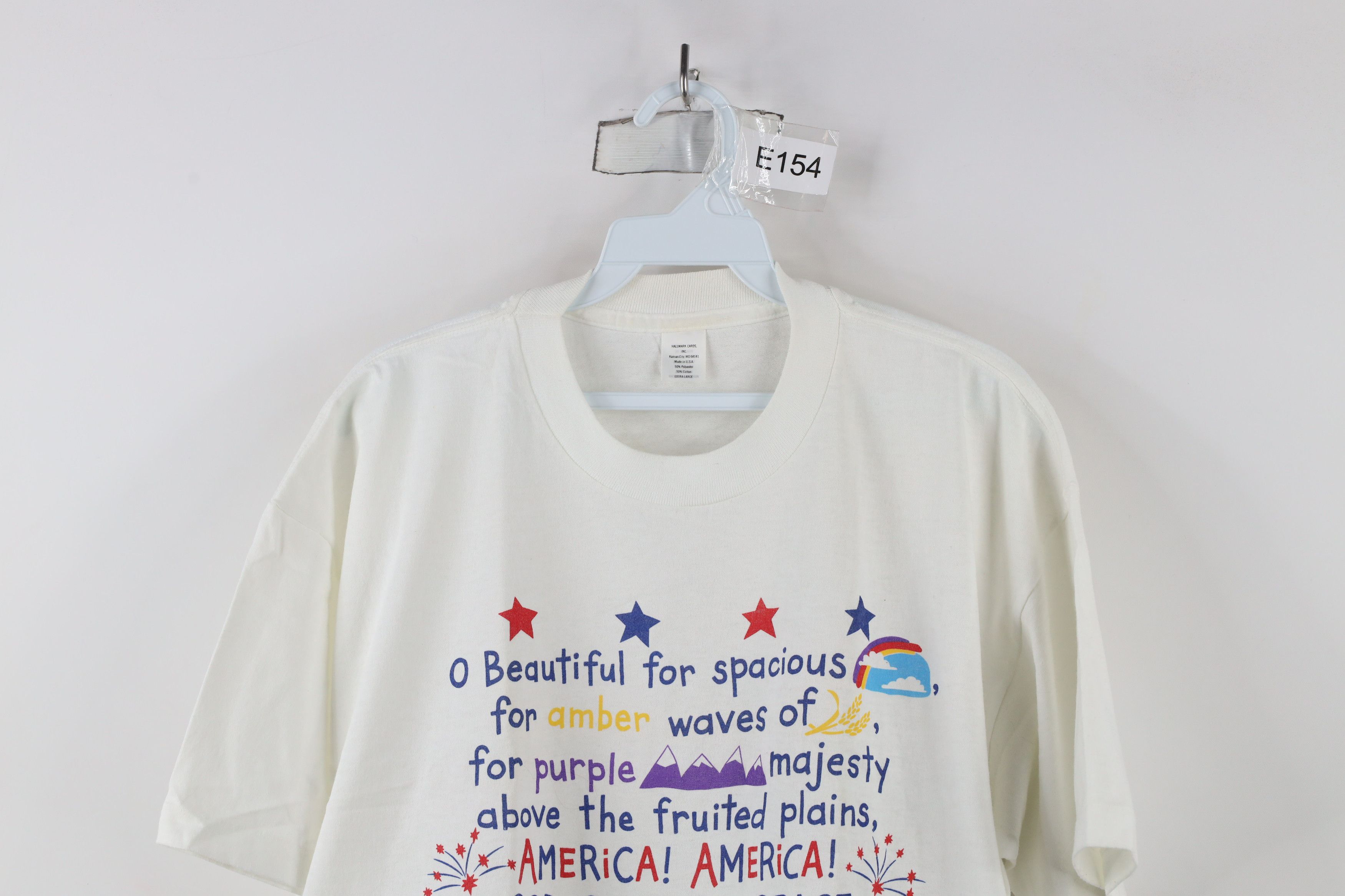 Vintage Vintage 80s 90s Hallmark Cards Beautiful T-Shirt White USA Size XL / US 12-14 / IT 48-50 - 2 Thumbnail