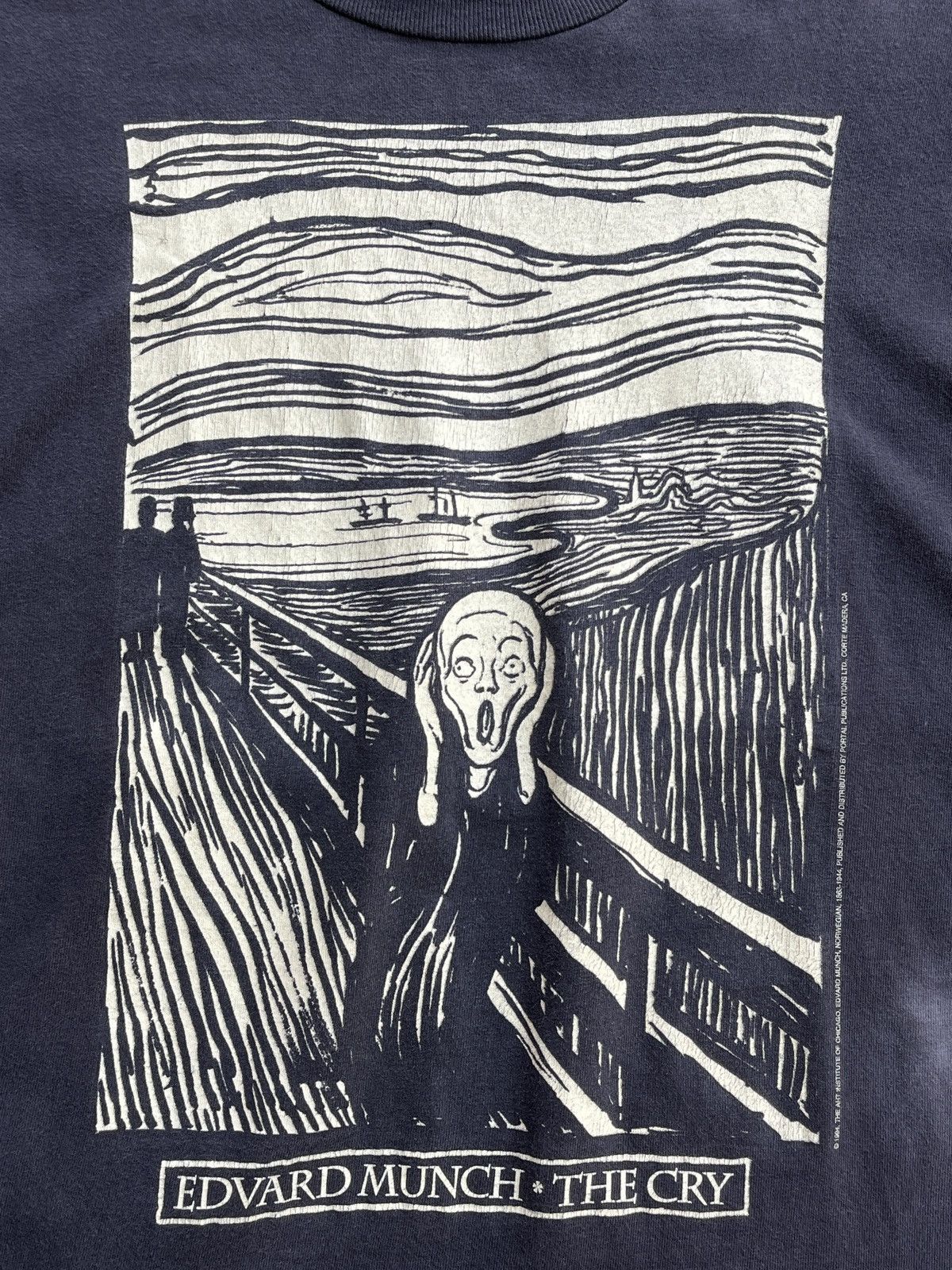 Vintage Edvard munch x the cry vintage Size US M / EU 48-50 / 2 - 2 Thumbnail