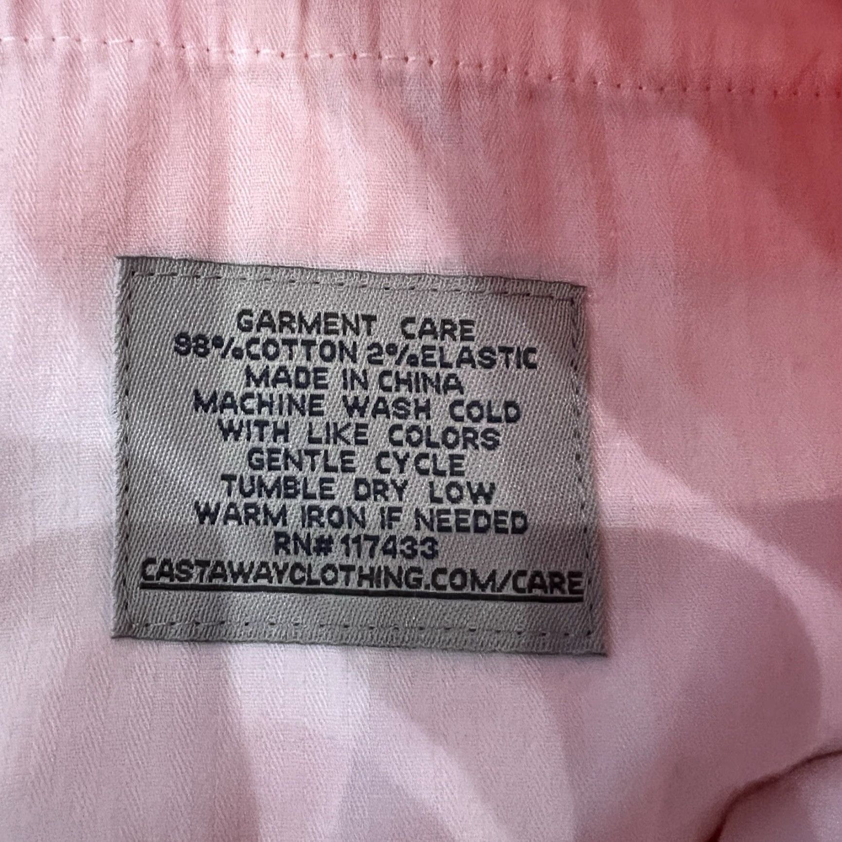 Vintage VINTAGE Castaway Nantucket Island Men's Chino Shorts 34 Coral Beach Travel Casual Summer Size US 34 / EU 50 - 7 Thumbnail