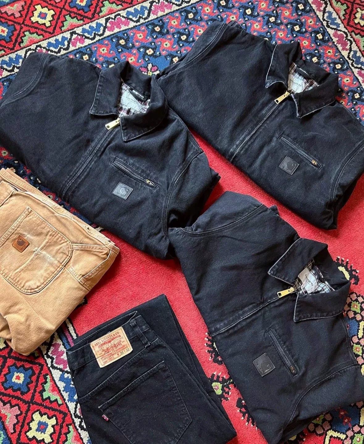 Carhartt carhartt rider jacket in black denim Size US M / EU 48-50 / 2 - 1 Thumbnail