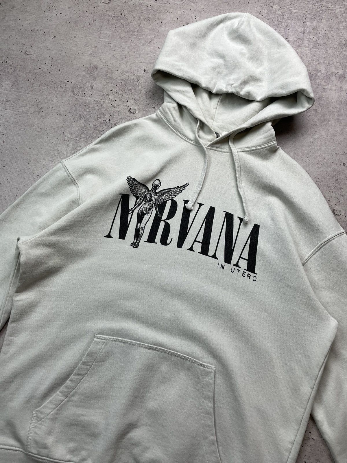 Band Tees × Nirvana × Vintage Nirvana In Utero Hoodie Size M Size US M / EU 48-50 / 2 - 2 Thumbnail