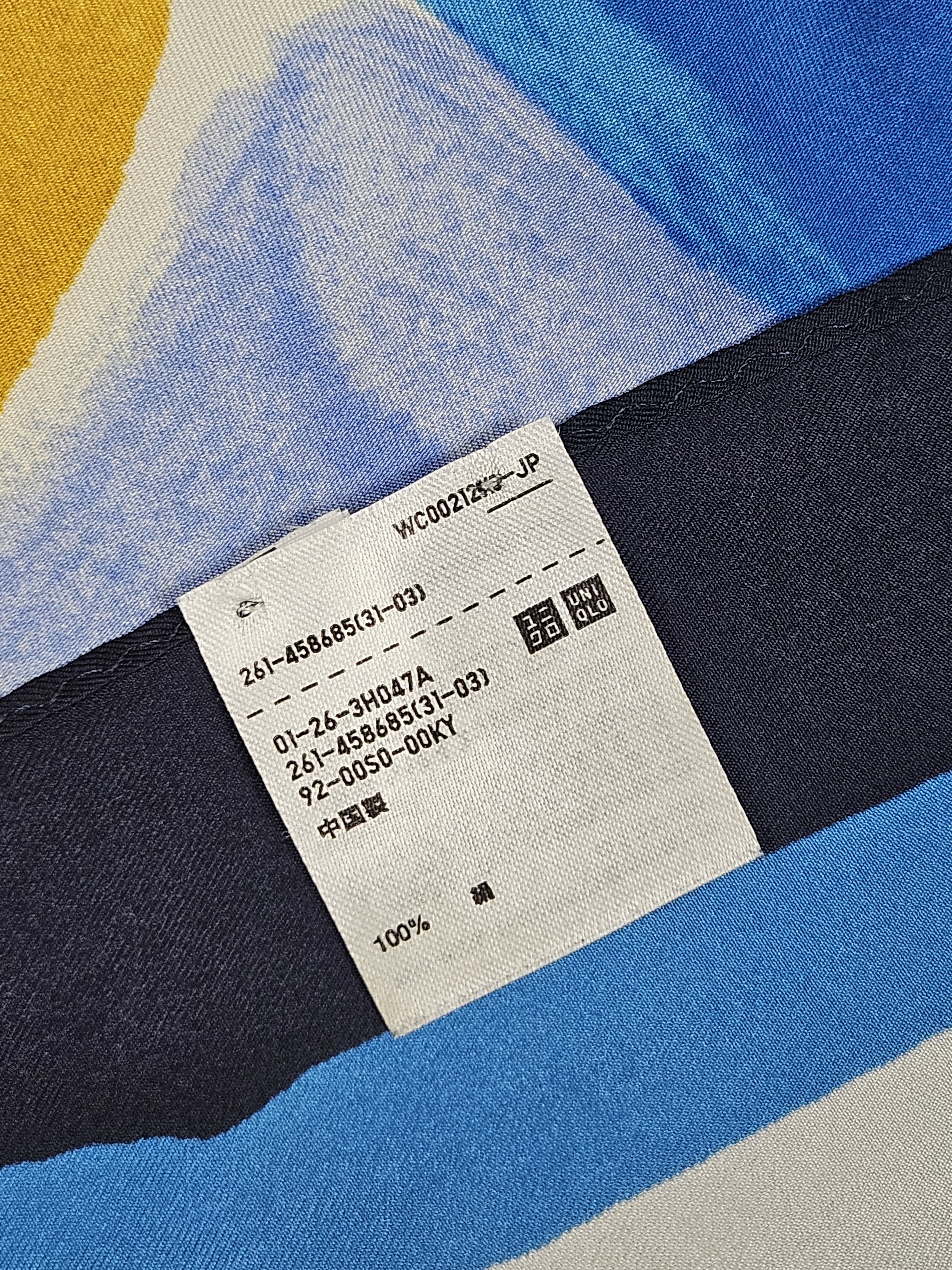 Japanese Brand MARNI x Uniqlo FUROSHIKI Silk scarf Size ONE SIZE - 3 Thumbnail