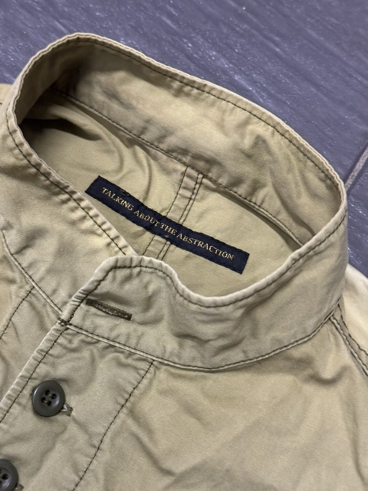 TALKING ABOUT THE ABSTRACTION TALKING ABOUT THE ABSTRACTION MILITARY STYLE SHIRT Size US S / EU 44-46 / 1 - 3 Thumbnail