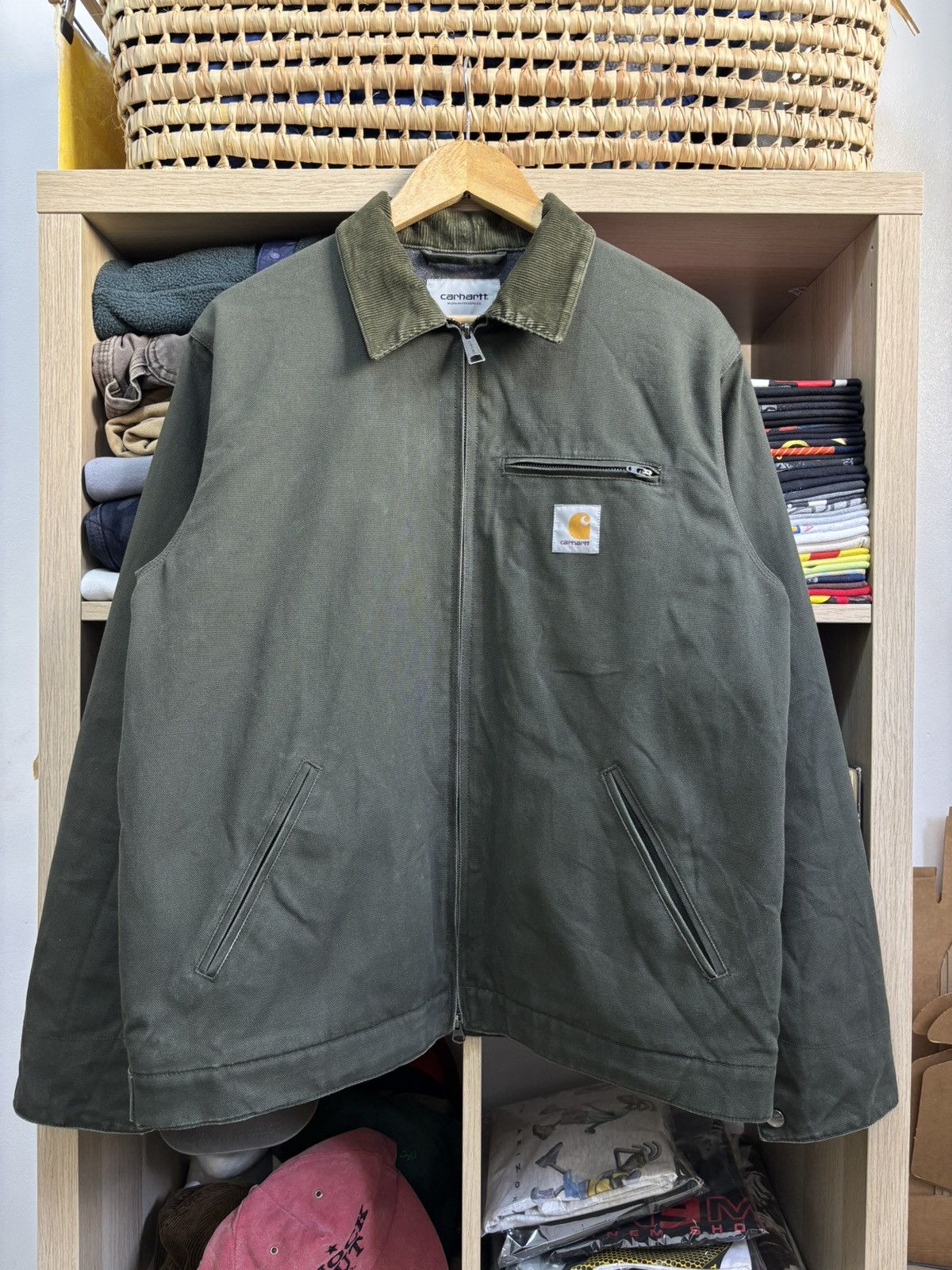 Carhartt Wip Notus Coach striped cotton jacket L | Grailed