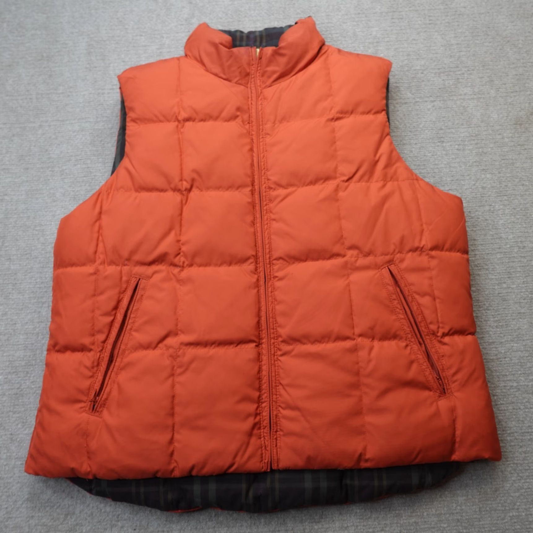 Ralph Lauren Lauren Ralph Lauren Womens Vest Petite Large Brown Plaid Reversible Down Filled Vest Petitess Down Filled Reversible Brown plaid Women’s Vest Size L / US 10 / IT 46 - 7 Thumbnail