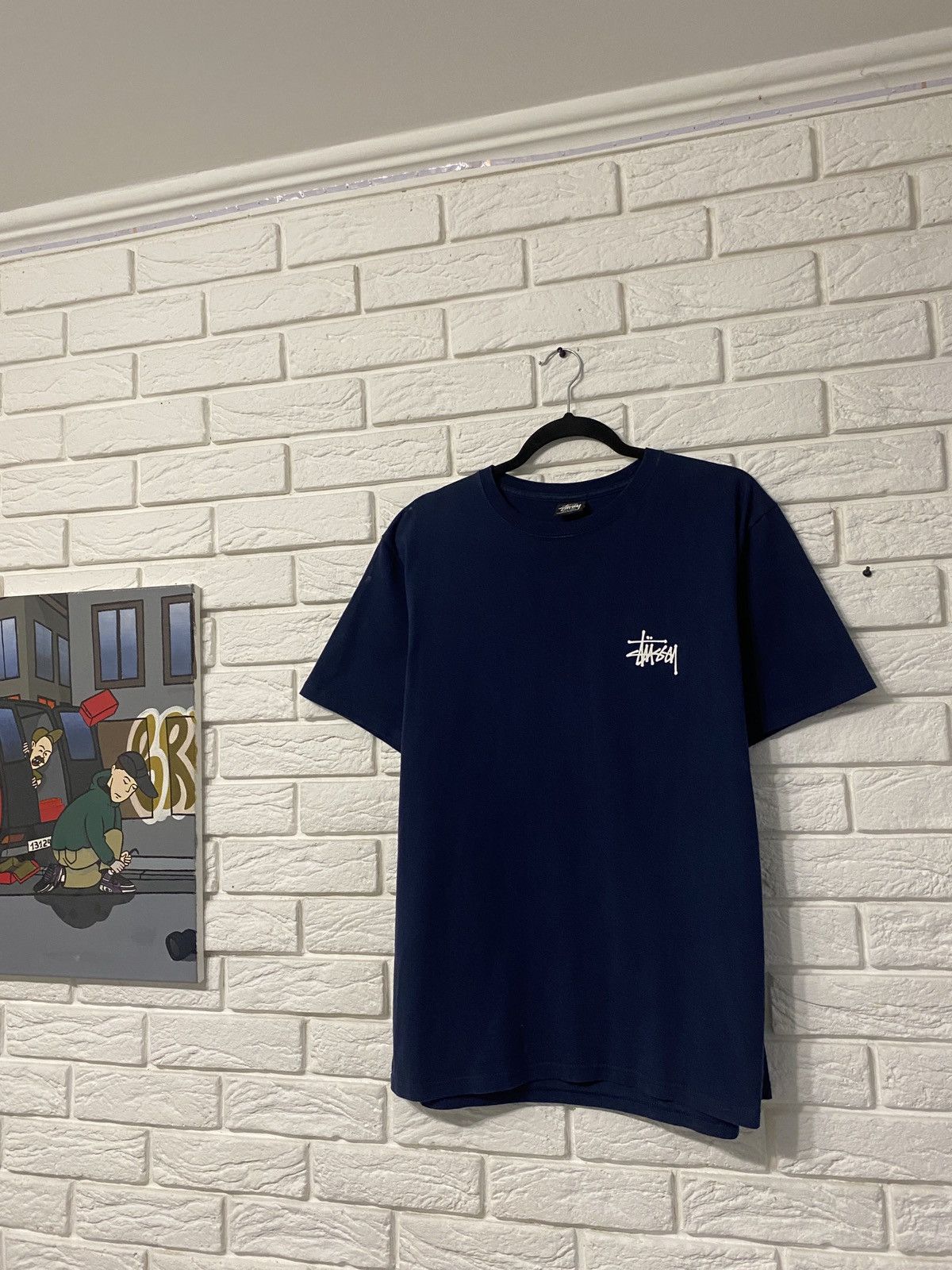 Stussy Vintage Y2K Stussy Big Logo T Shirt Size US M / EU 48-50 / 2 - 2 Thumbnail