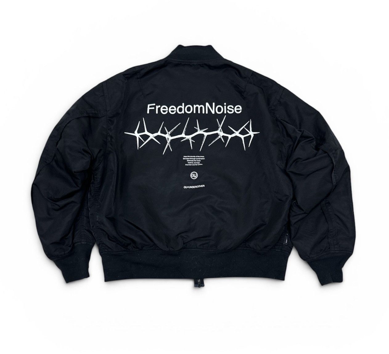Undercover GU X Undercover FreedomNoise Bomber Jacket MA-1 Jacket Size US L / EU 52-54 / 3 - 1 Thumbnail