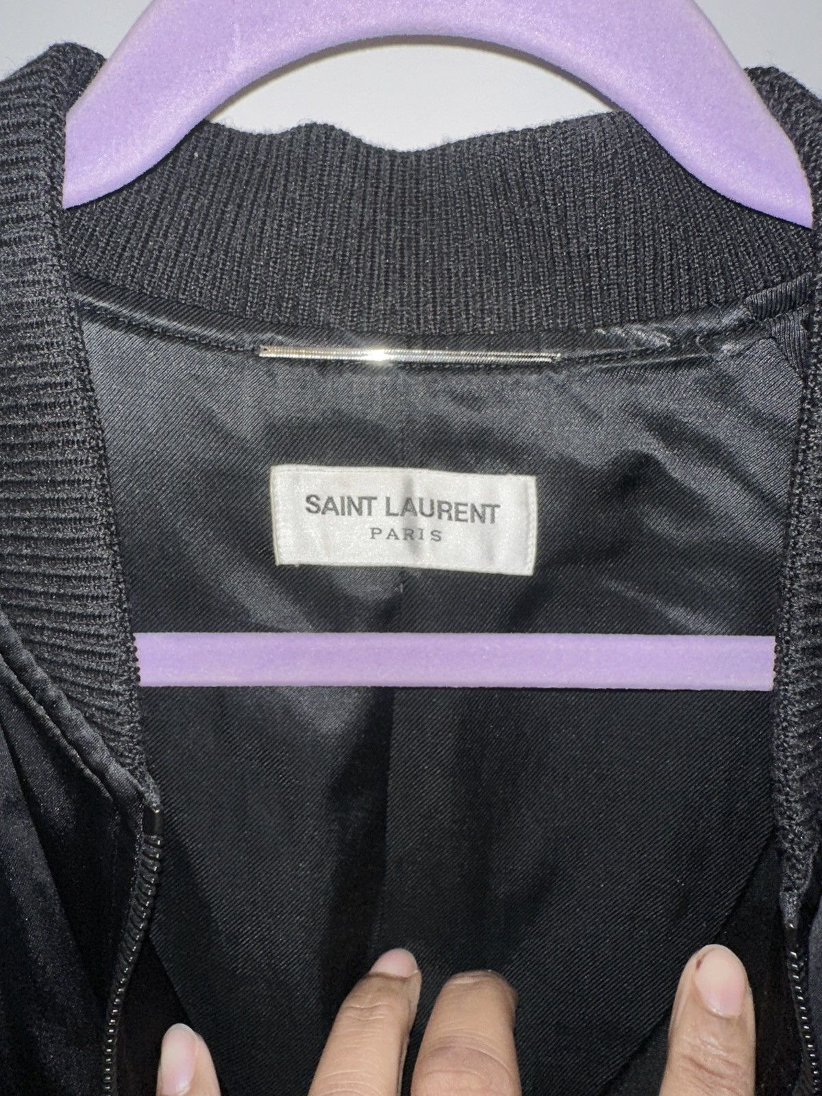 Embellish × Yves Saint Laurent SAINT LAURENT BOMBER Size US L / EU 52-54 / 3 - 3 Thumbnail