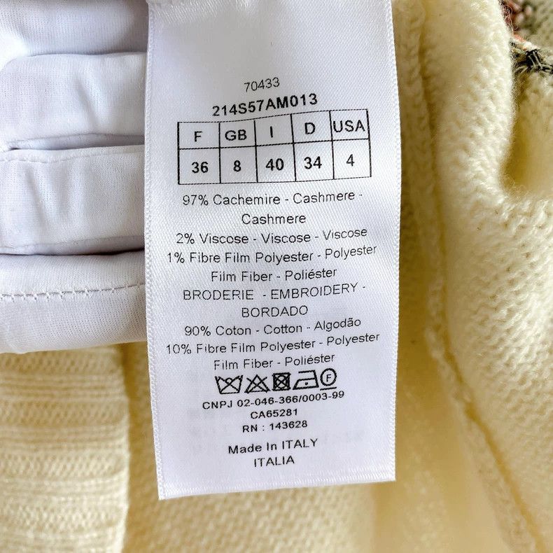 Dior Dior Printed knitted sweater Size XS / US 0-2 / IT 36-38 - 7 Thumbnail