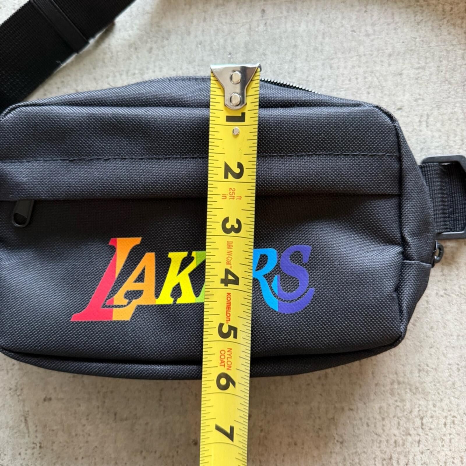 NBA LA Lakers / Pride Night Crossbody Bag / Black / OS Size ONE SIZE - 3 Thumbnail