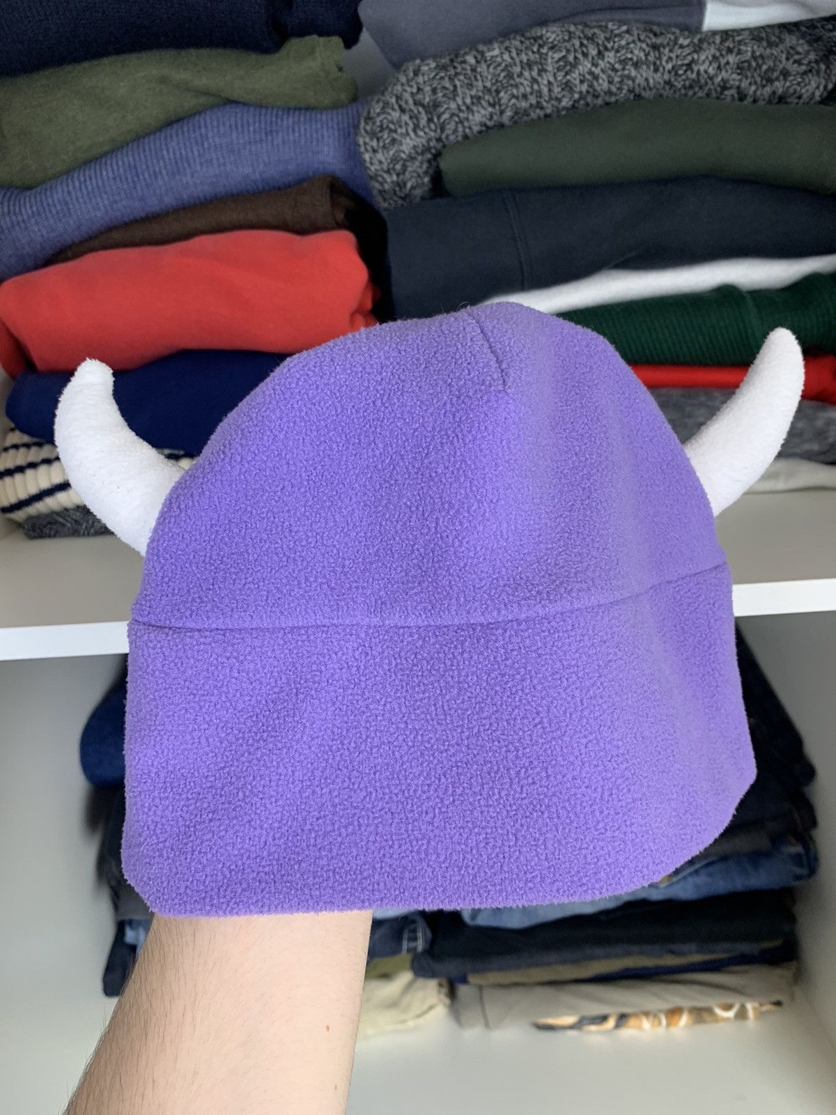 Other Y2K Milka Fleece Hat Size ONE SIZE - 10 Thumbnail