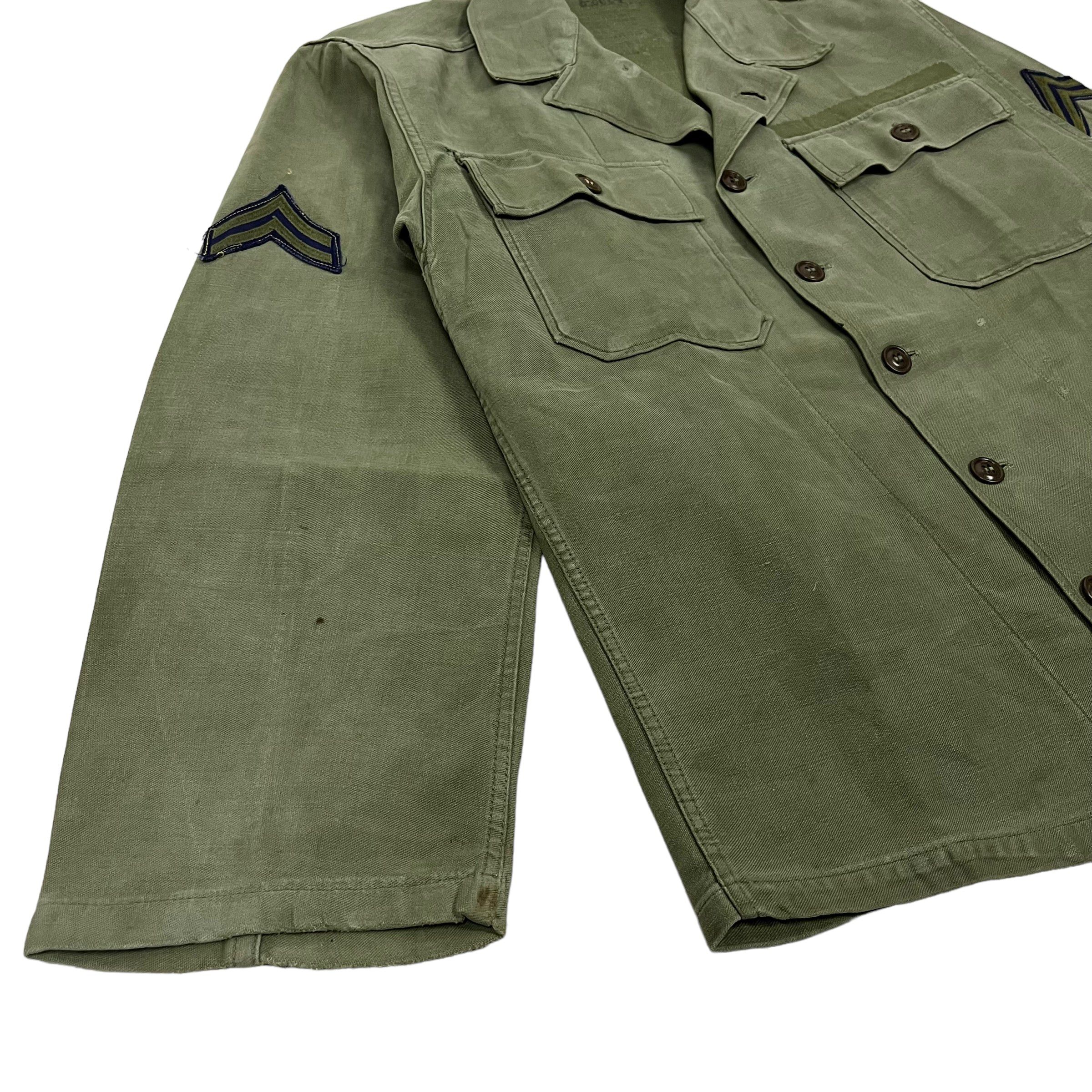 Vintage 1947 US Army OG-107 Utility Jacket - Size M/L Size US M / EU 48-50 / 2 - 3 Thumbnail