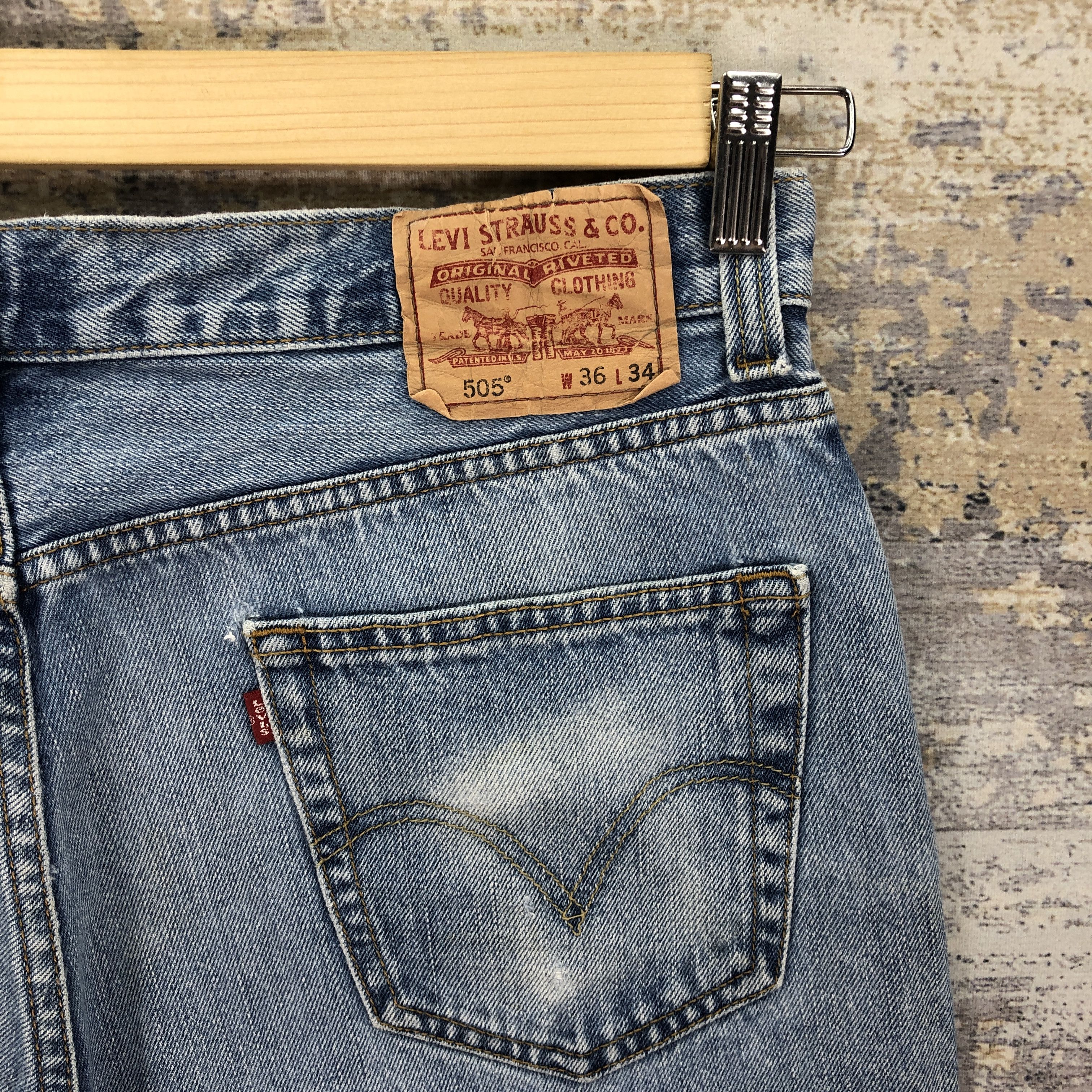 Levi's Vintage Levis Sun Faded Jeans Levi's Light Wash Denim Size US 34 / EU 50 - 5 Thumbnail