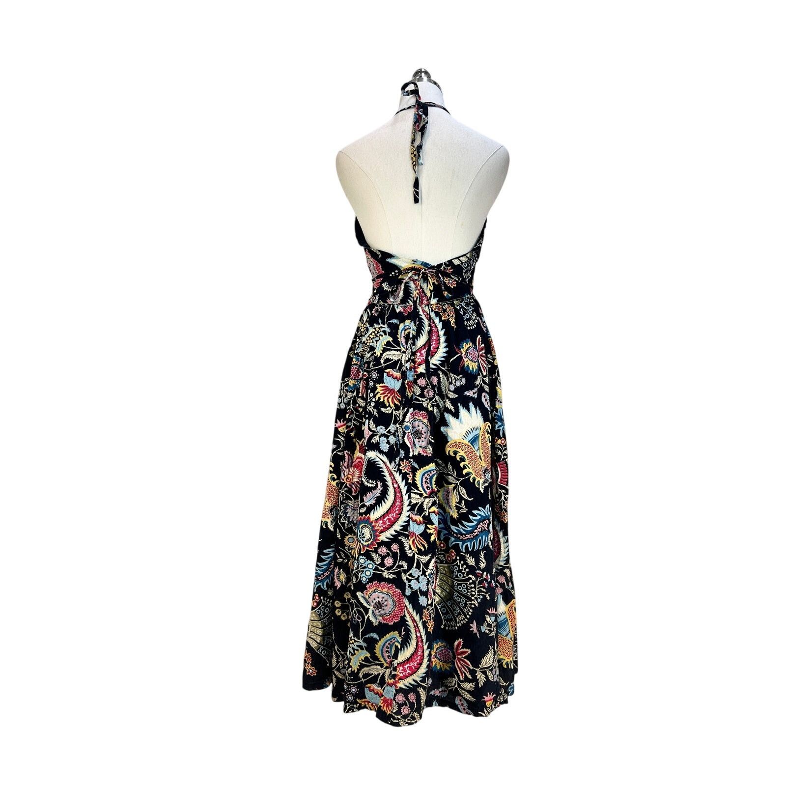 Rachel Comey Rachel Comey Sazerac Halter Dress Black Printed Floral Size S / US 4 / IT 40 - 11 Thumbnail