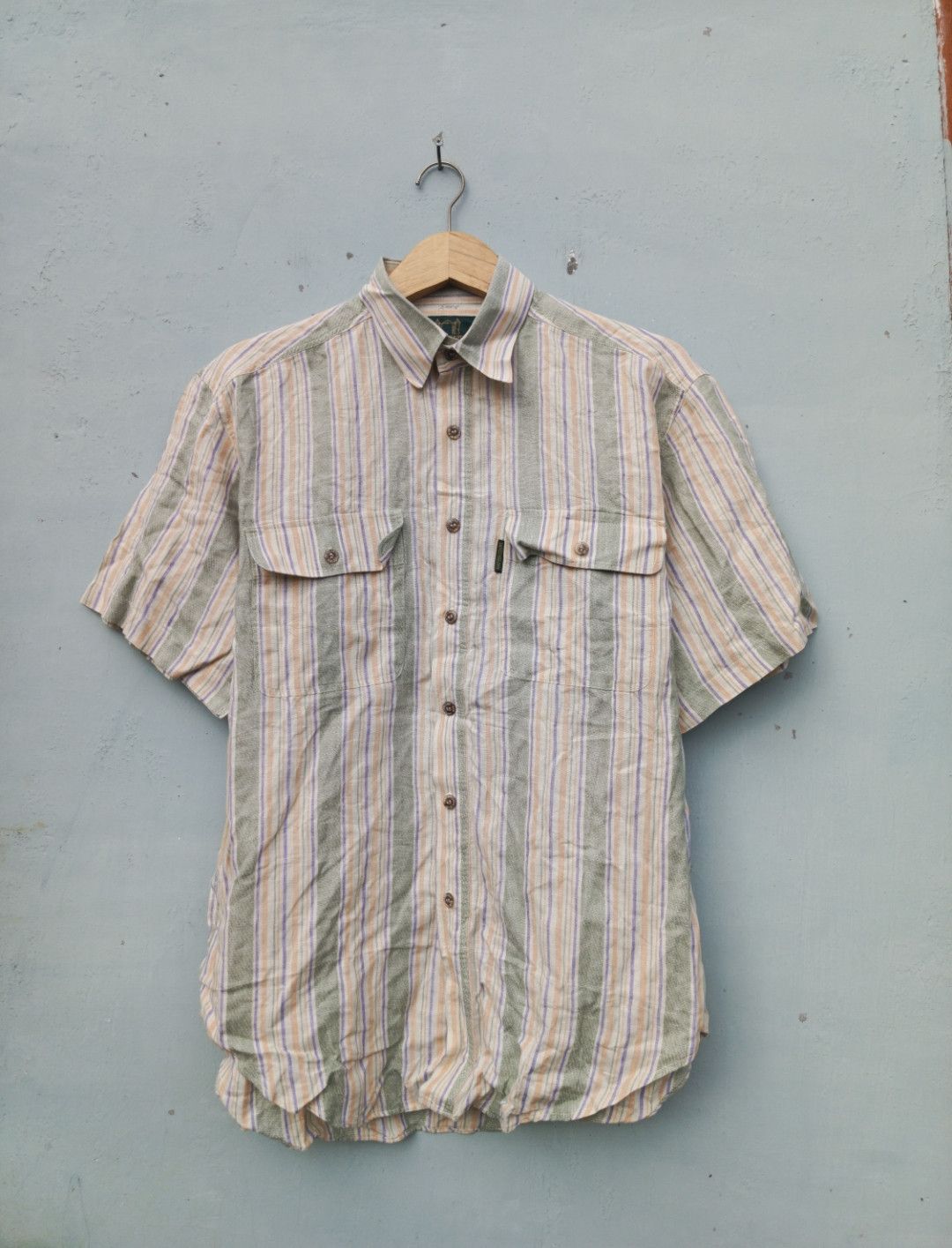 Vintage Hatton court stripe shirt button ups Size US L / EU 52-54 / 3 - 1 Thumbnail