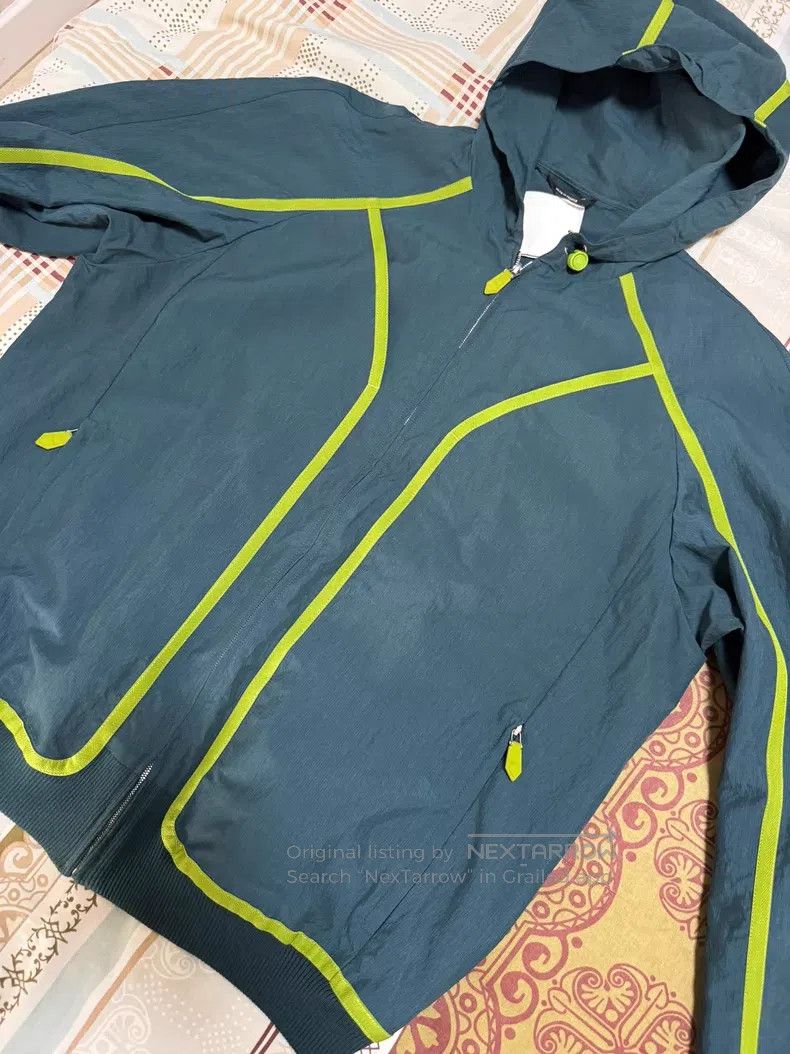 Hermes Hermes Jacket Top. Raglan Sleeves, Color Blocked Stripes Size US M / EU 48-50 / 2 - 9 Thumbnail