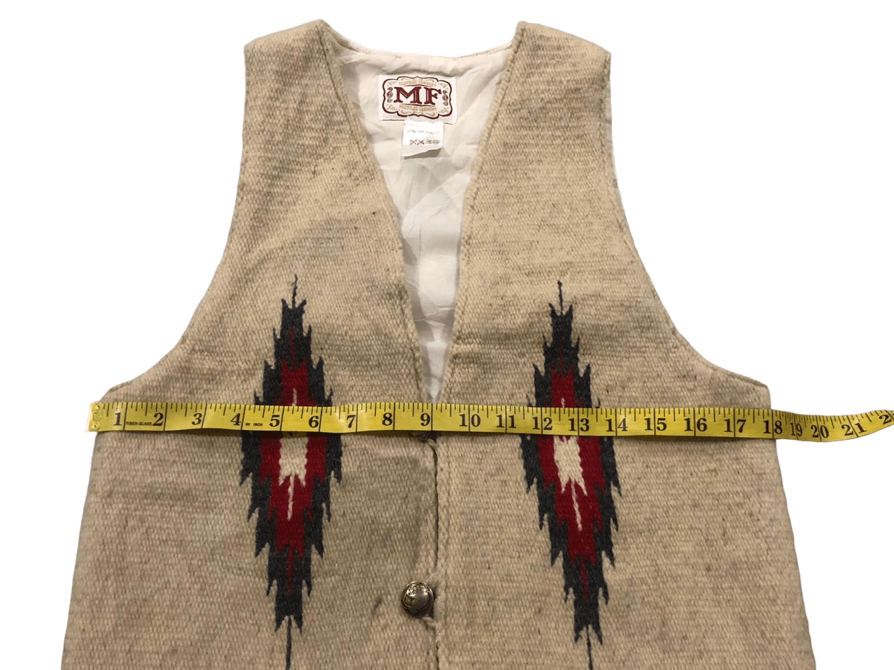 Native Vintage Vest Chimayo Novajo Wool Native Size US S / EU 44-46 / 1 - 13 Thumbnail