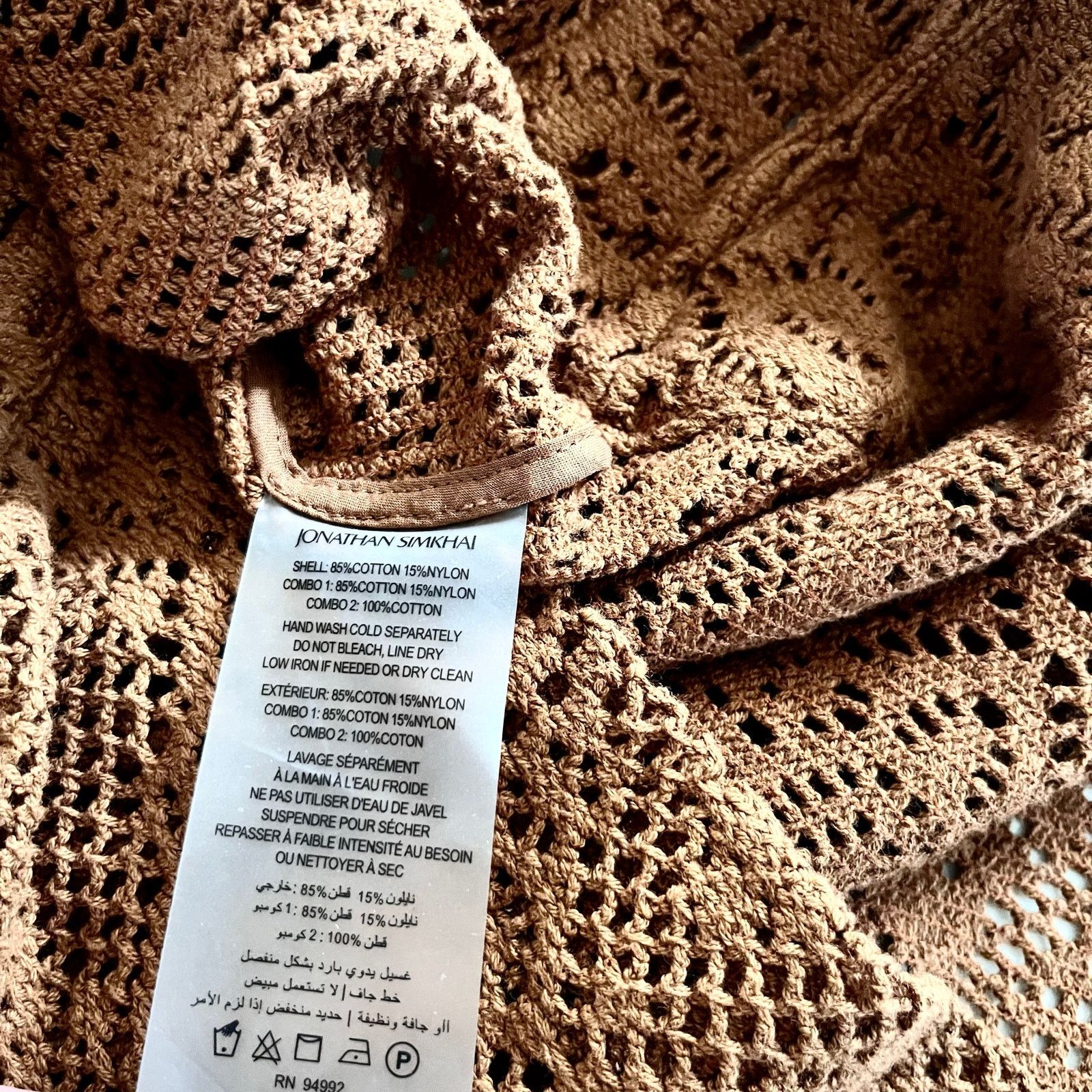 Jonathan Simkhai Jonathan Simkhai Swim Zariah Crochet Coverup Maxi Dress Size S / US 4 / IT 40 - 8 Thumbnail
