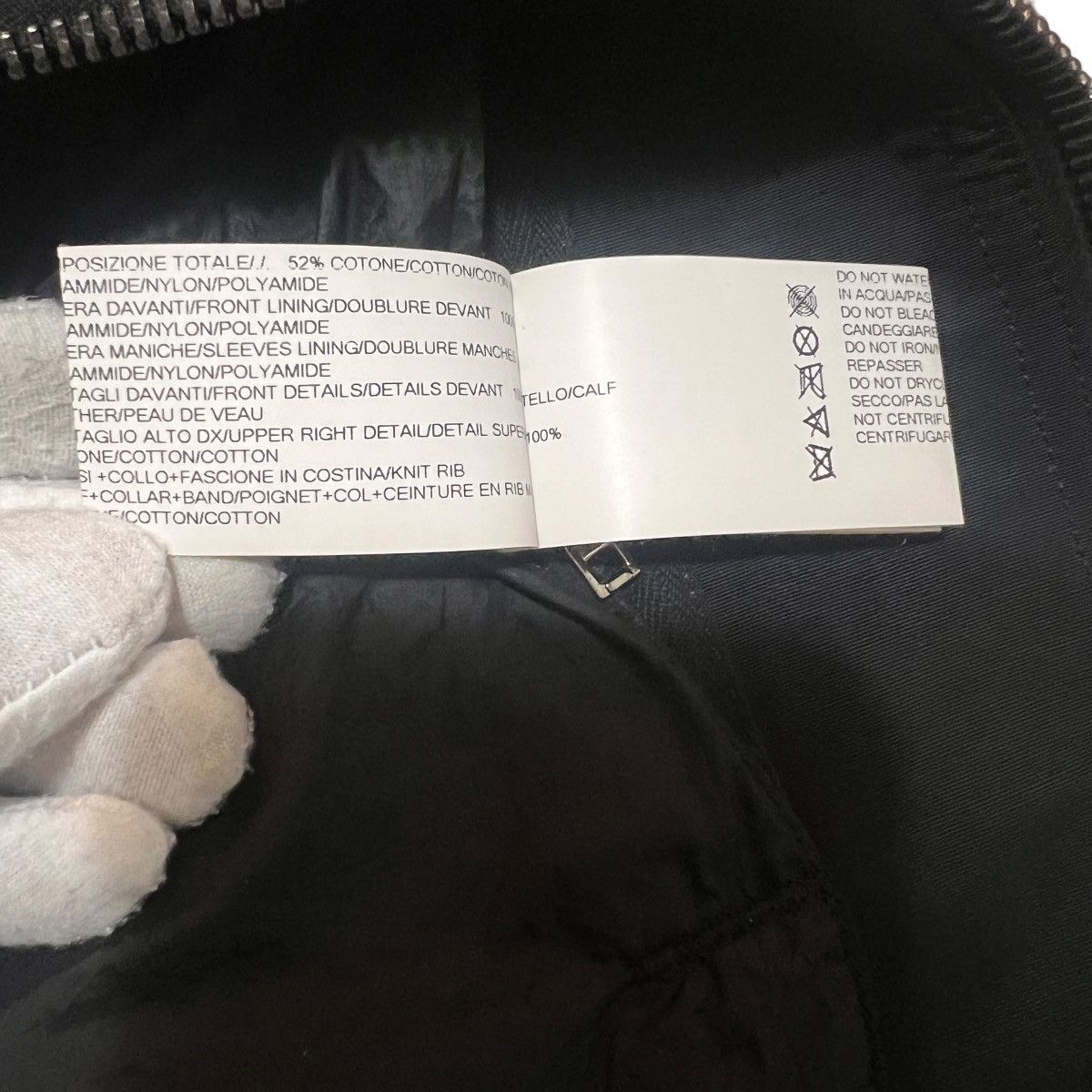 Rick Owens Drkshdw Rick Owens DRKSHDW Denim/Leather Patchwork Bomber Jacket Size US XS / EU 42 / 0 - 10 Thumbnail