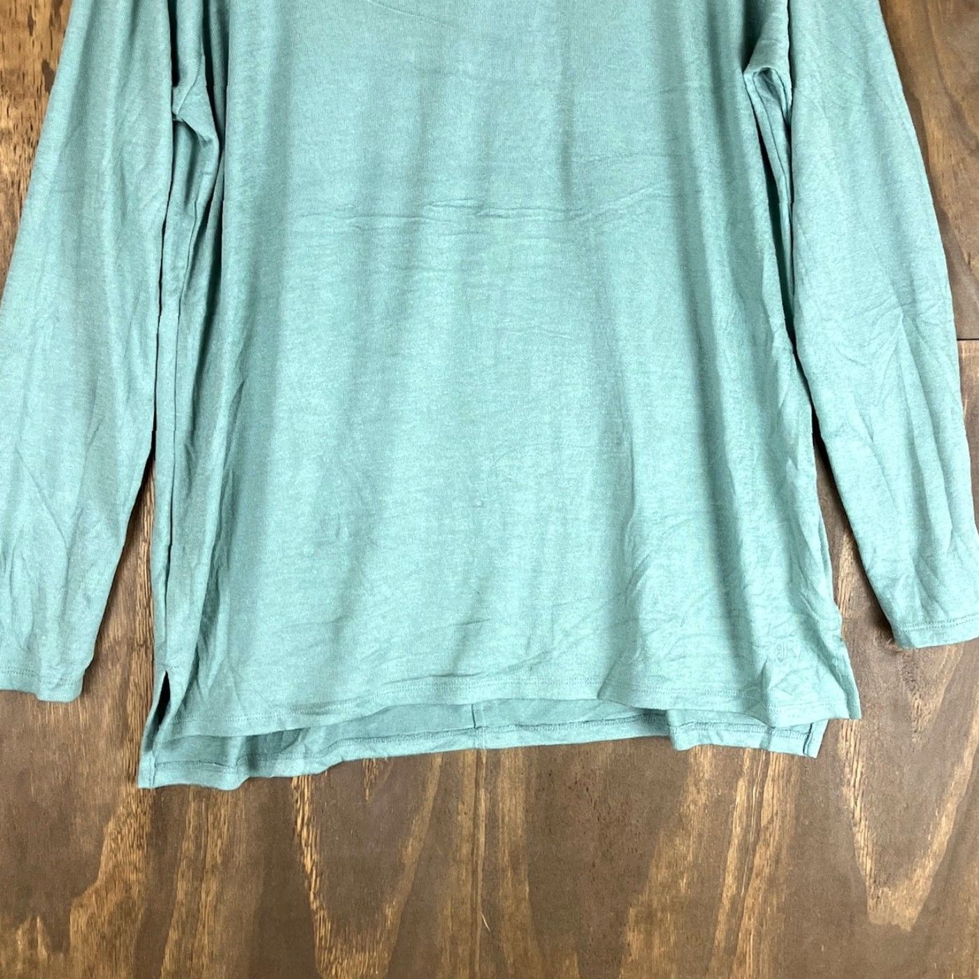 Banana Republic Banana Republic Sweater Womens V Neck Mint Green Pullover Tunic Oversized Stretch Large Knit Smooth Casual Workwear Modern Normcore Size L / US 10 / IT 46 - 3 Thumbnail