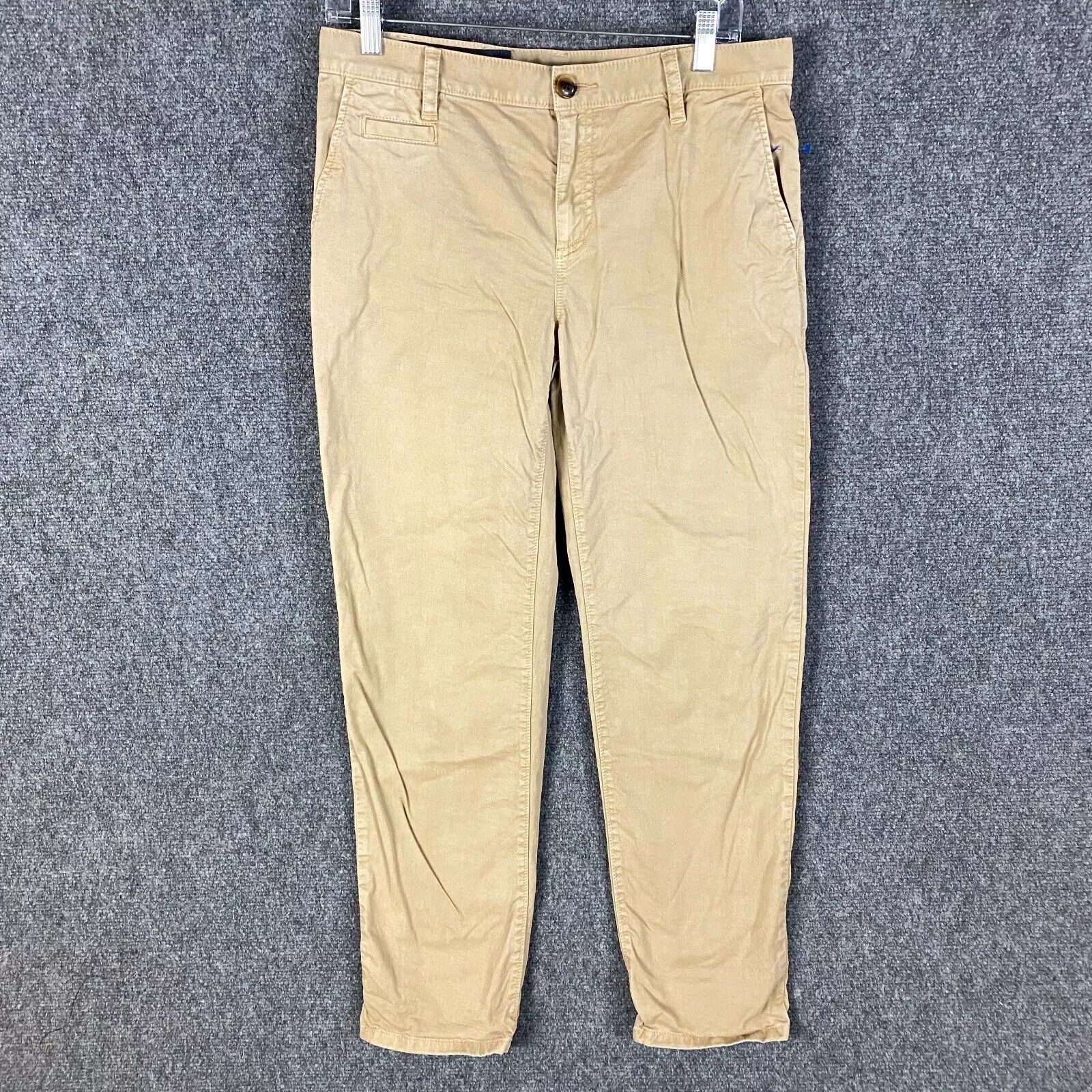 Armani Exchange Armani Exchange Chino Pants Women's 28 Boyfriend Beige Size 28" / US 6 / IT 42 - 1 Thumbnail