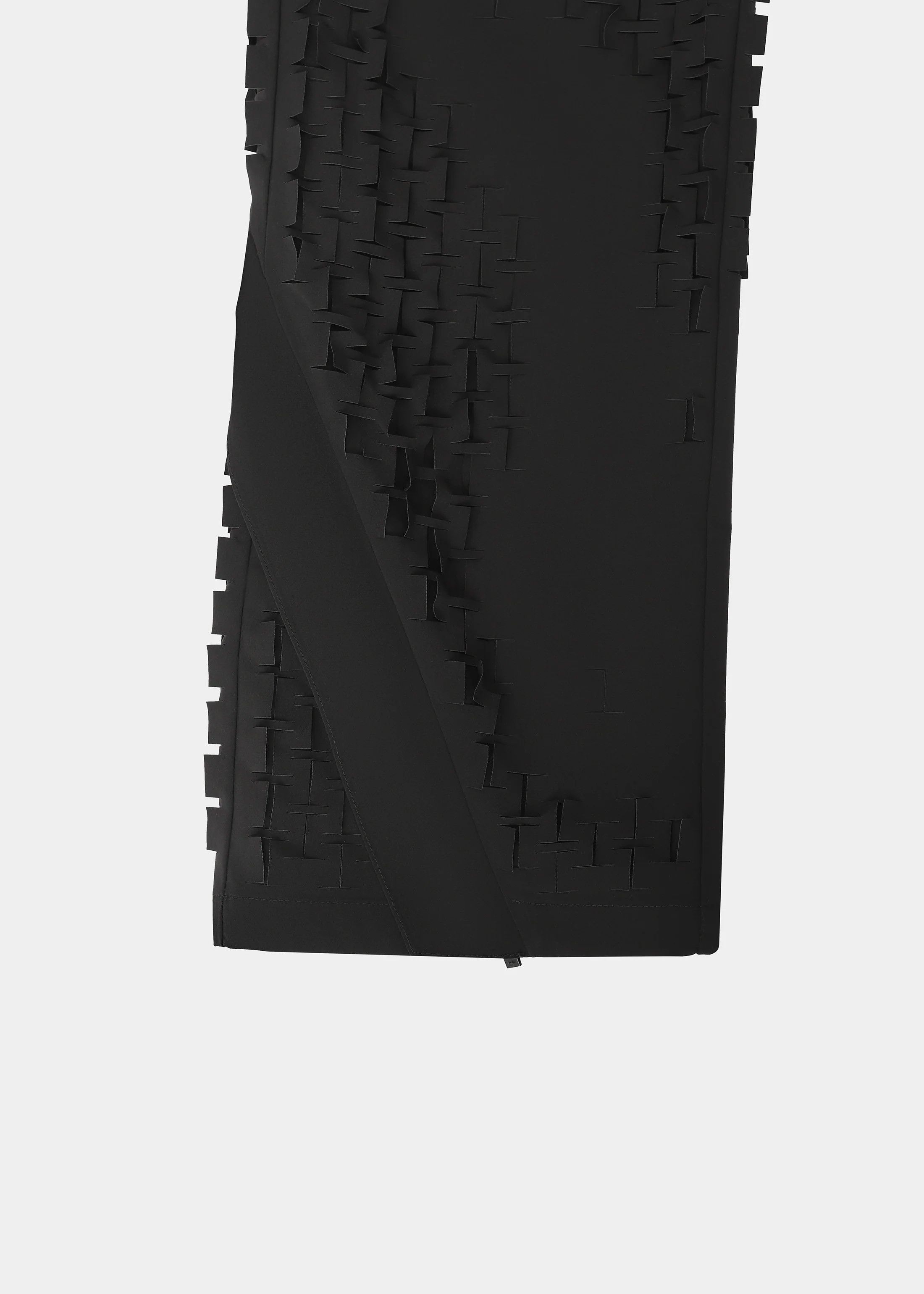 Heliot Emil PRESS24 MORPHOGENS LASERCUT-PATTERN TECHNICAL TROUSERS BLACK Size US 32 / EU 48 - 7 Thumbnail