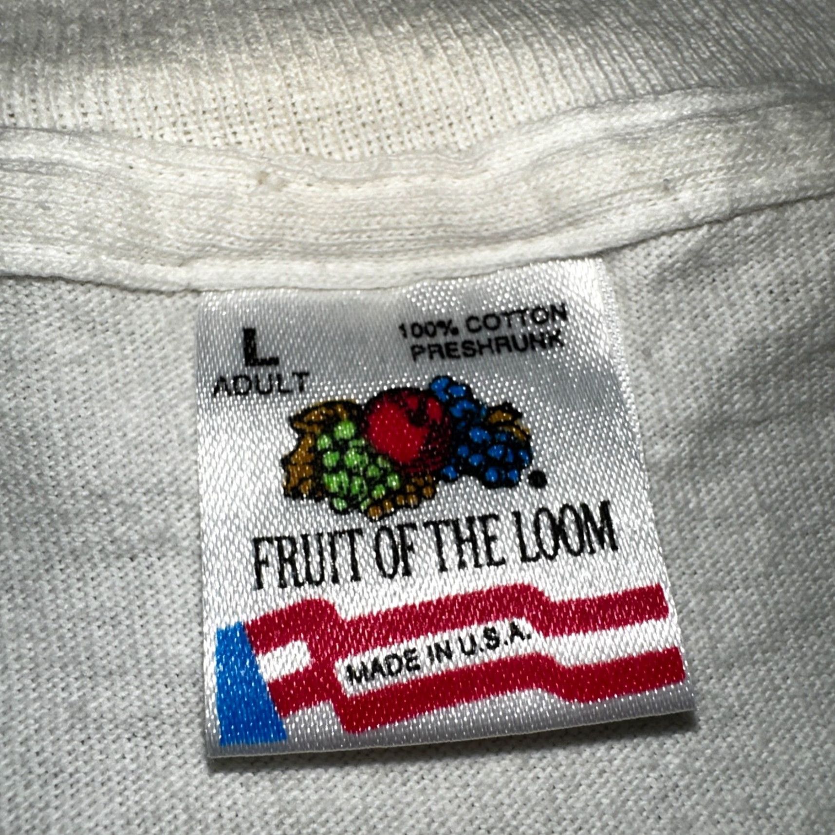 Fruit Of The Loom VINTAGE Supro Guitars T Shirt FOTL 90s Single Stitch Music Band Gibson Martin 1990s Mens L White Shirt Size US L / EU 52-54 / 3 - 3 Thumbnail